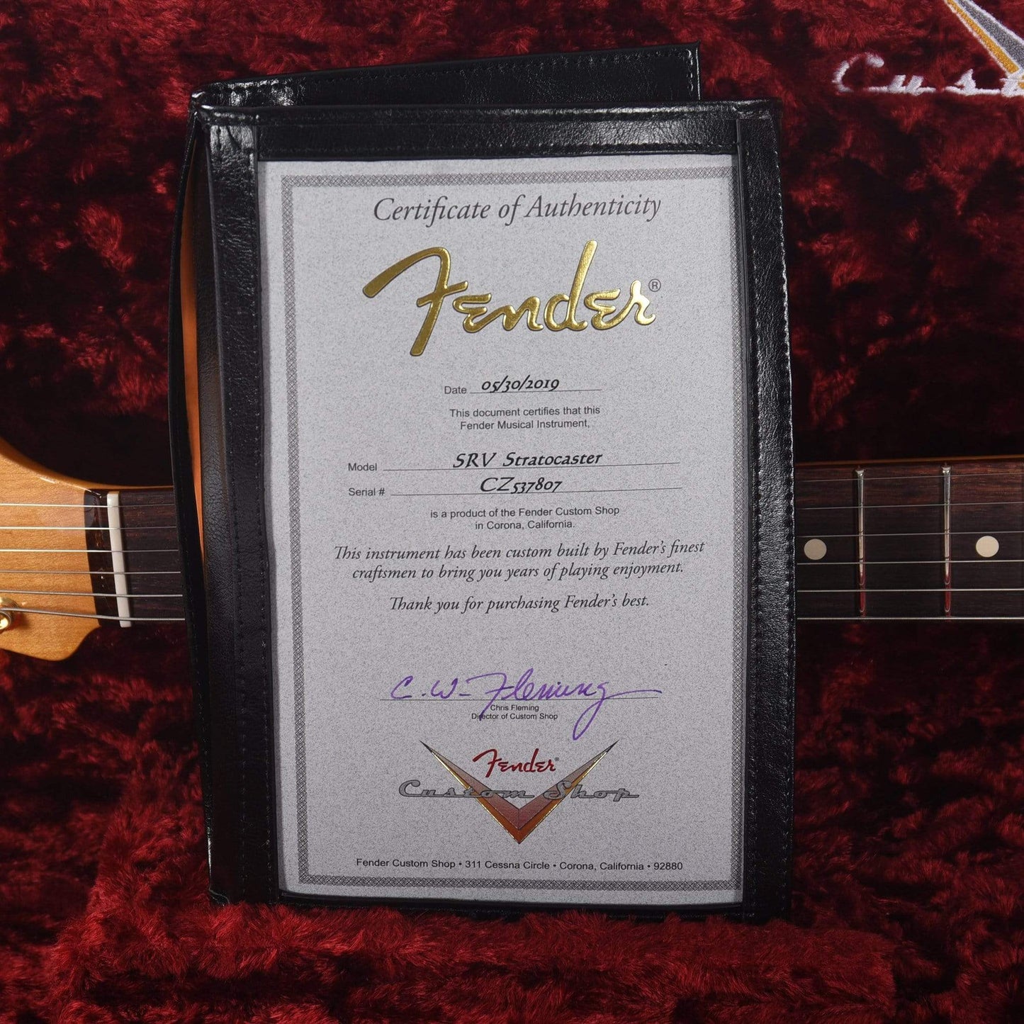 Fender Custom Shop Stevie Ray Vaughan Signature Stratocaster 3-Color Sunburst NOS Electric Guitars / Solid Body