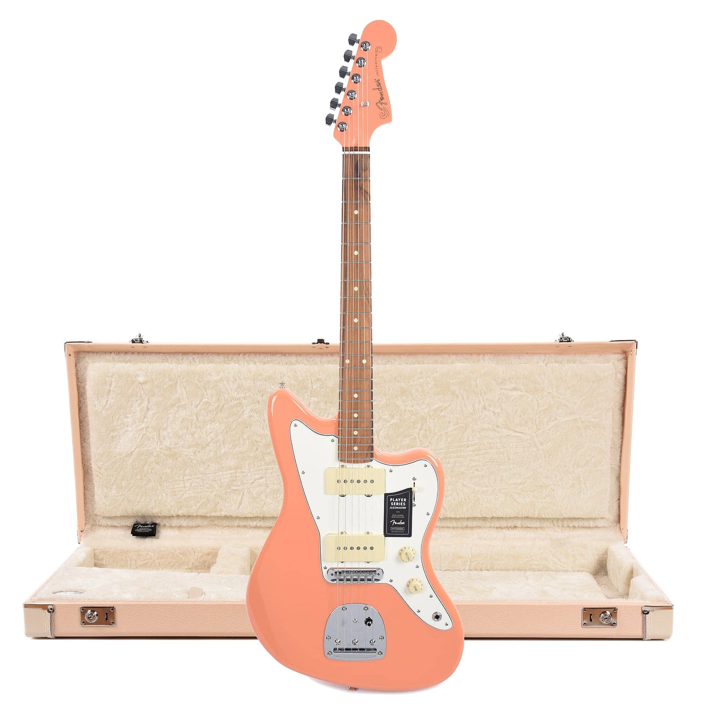 Fender Player Jazzmaster Pacific Peach w/Matching Headcap Case Bundle Electric Guitars / Solid Body