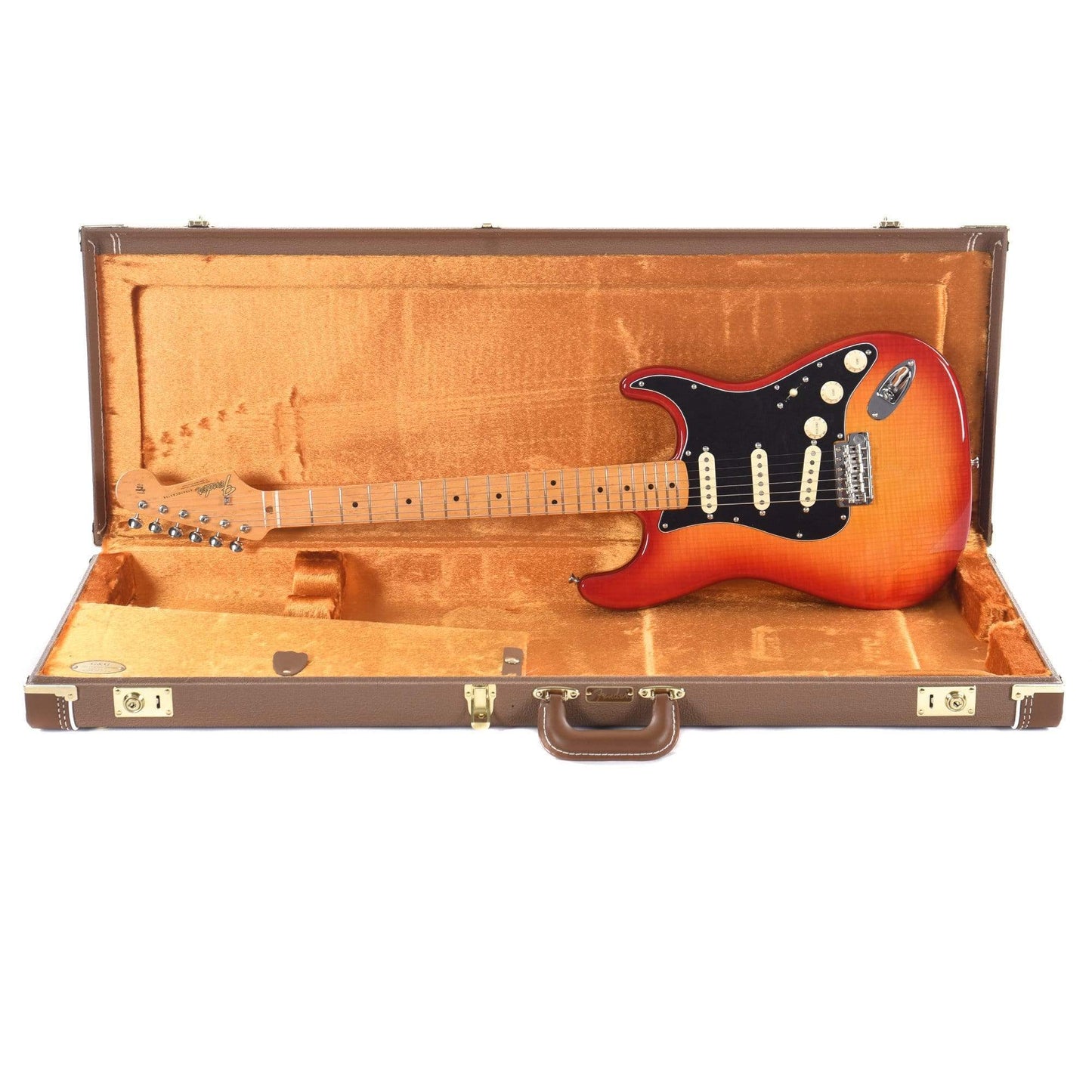 Fender Rarities American Original '60s Flame Ash Stratocaster Plasma Red Burst Electric Guitars / Solid Body