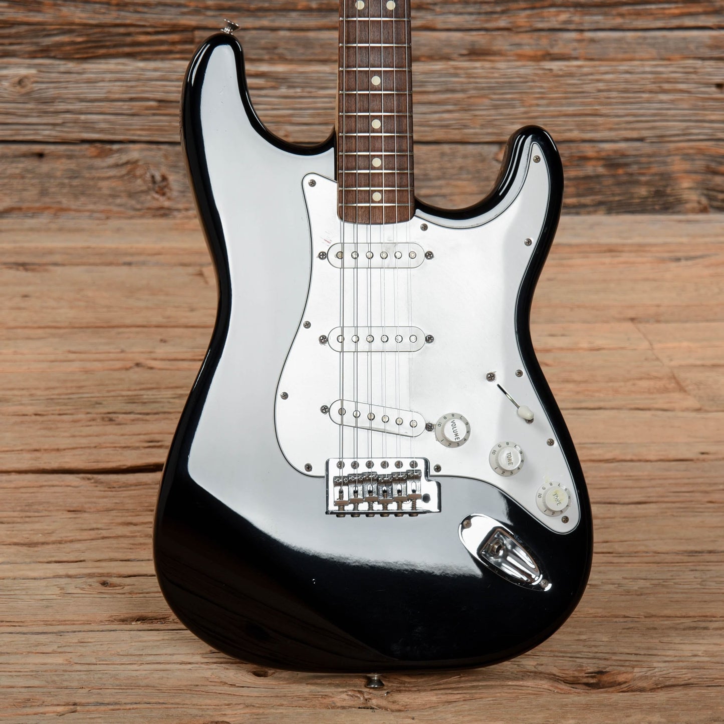 Fender Standard Stratocaster Black 1993 Electric Guitars / Solid Body