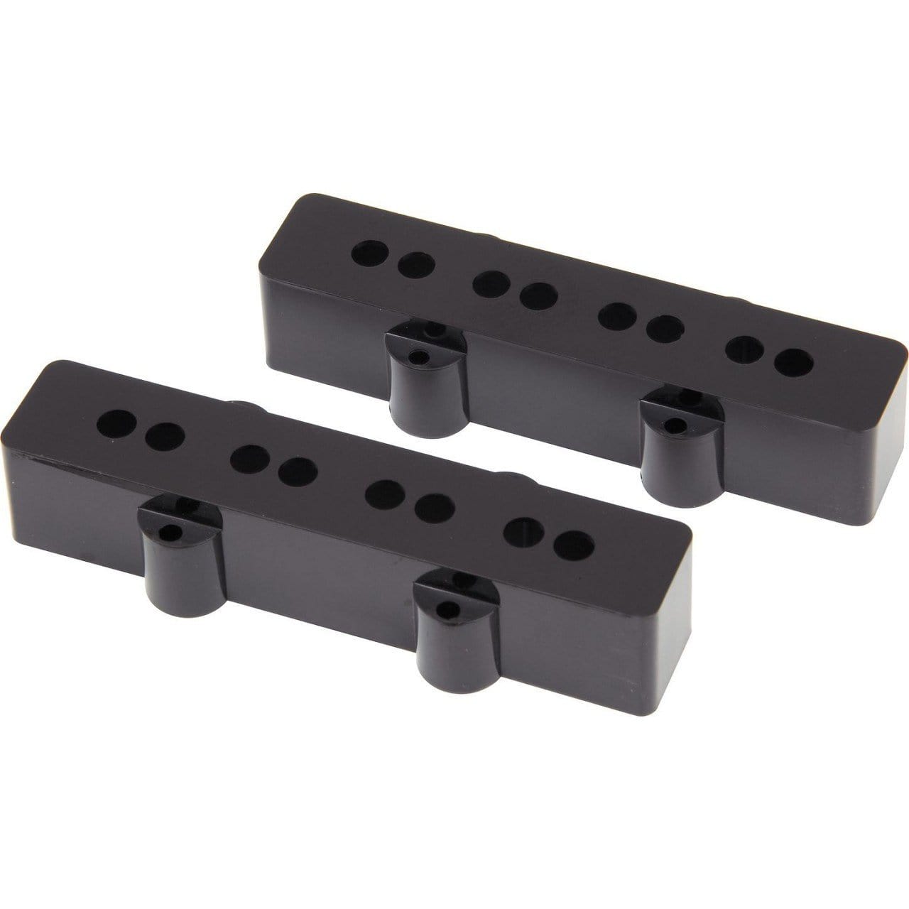 Fender Original Jazz Bass Pickup Covers Black Parts / Guitar Pickups