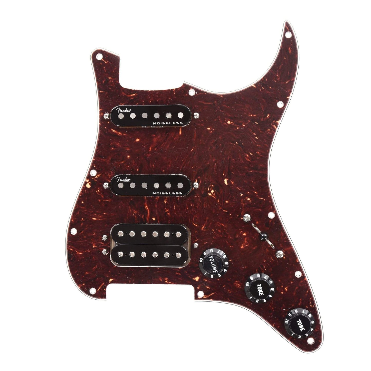 Fender Pre-Wired Pickguard Stratocaster HSS Shawbucker G4 Tortoise Shell Parts / Guitar Pickups