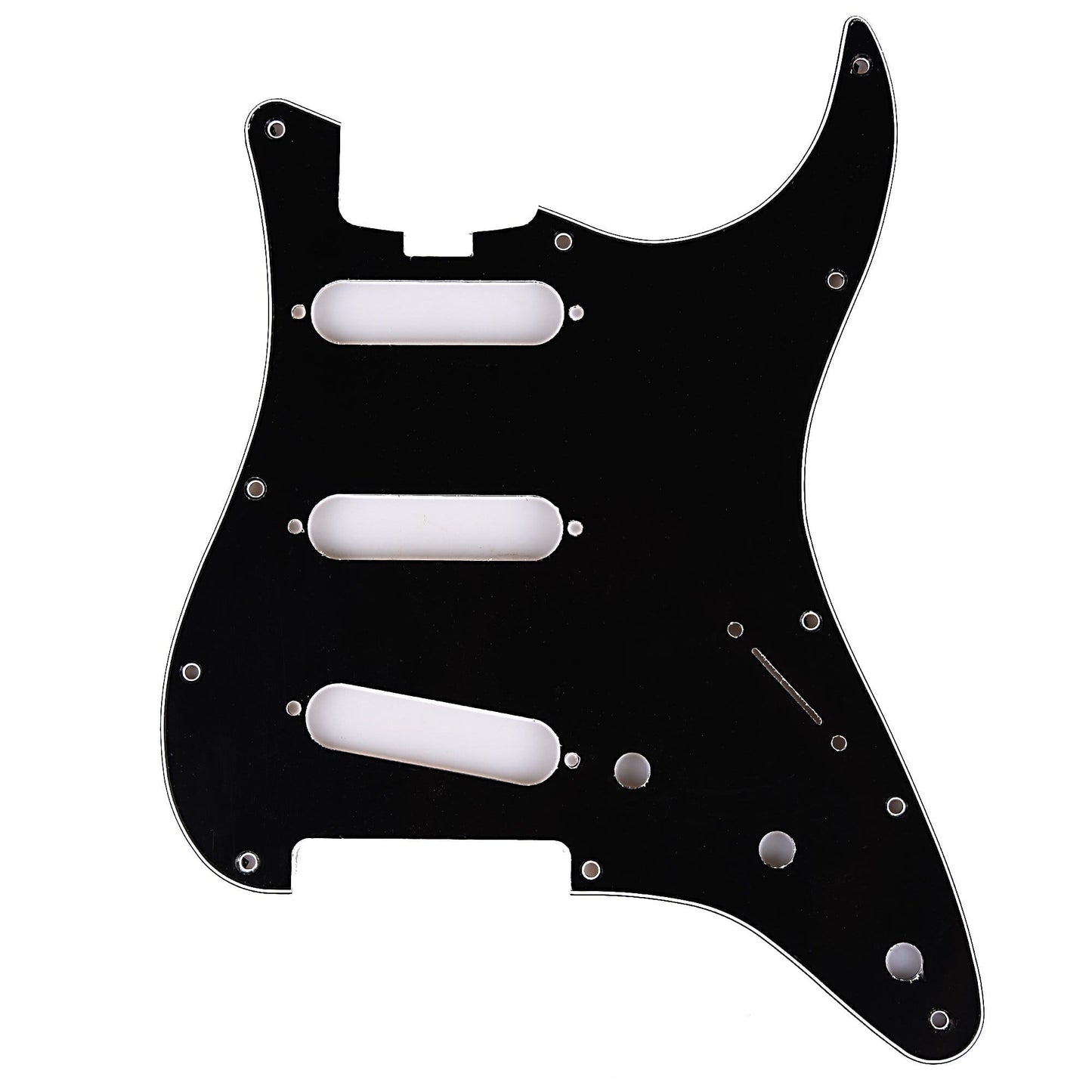 Fender Pickguard for American Elite Stratocaster SSS Black 3-Ply Parts / Pickguards