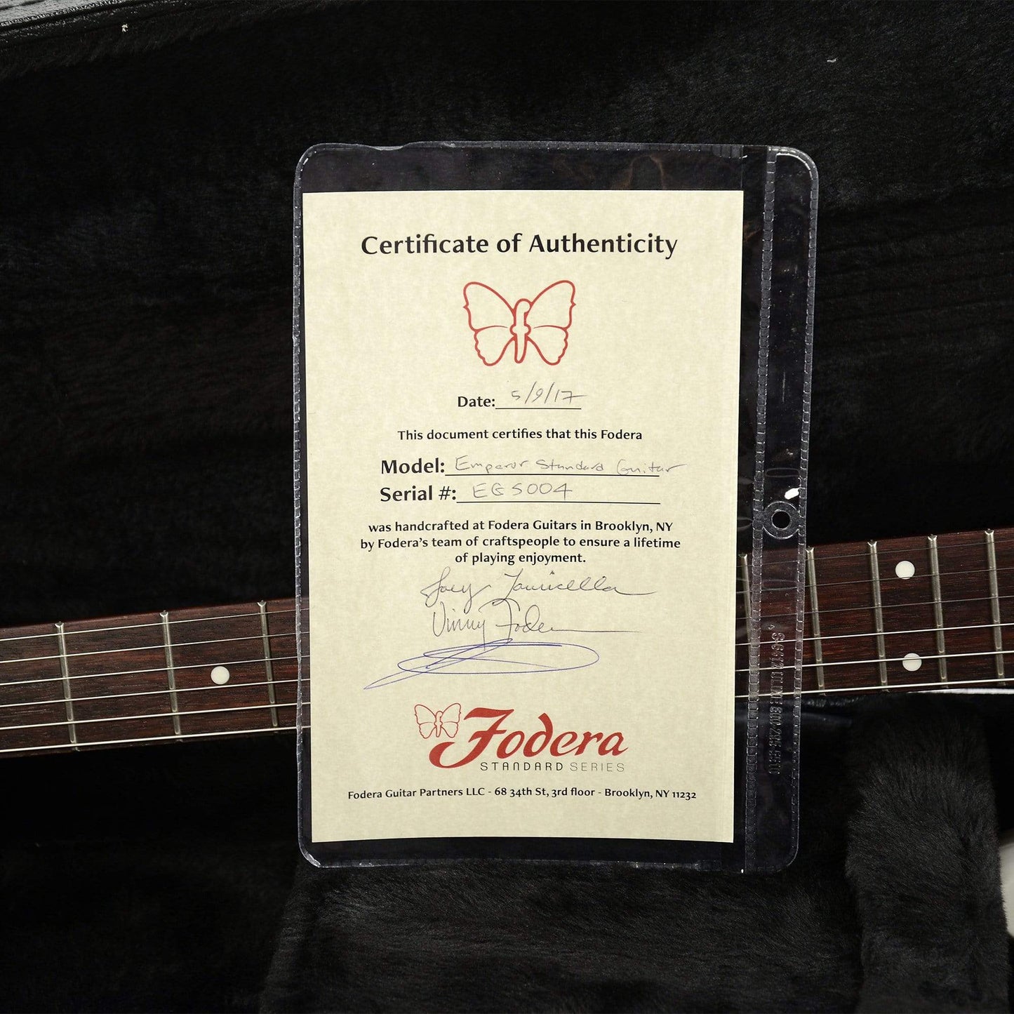 Fodera Emperor Standard Olympic White w/Tortoise Pickguard and Seymour Duncan SSS Pickups Electric Guitars / Solid Body