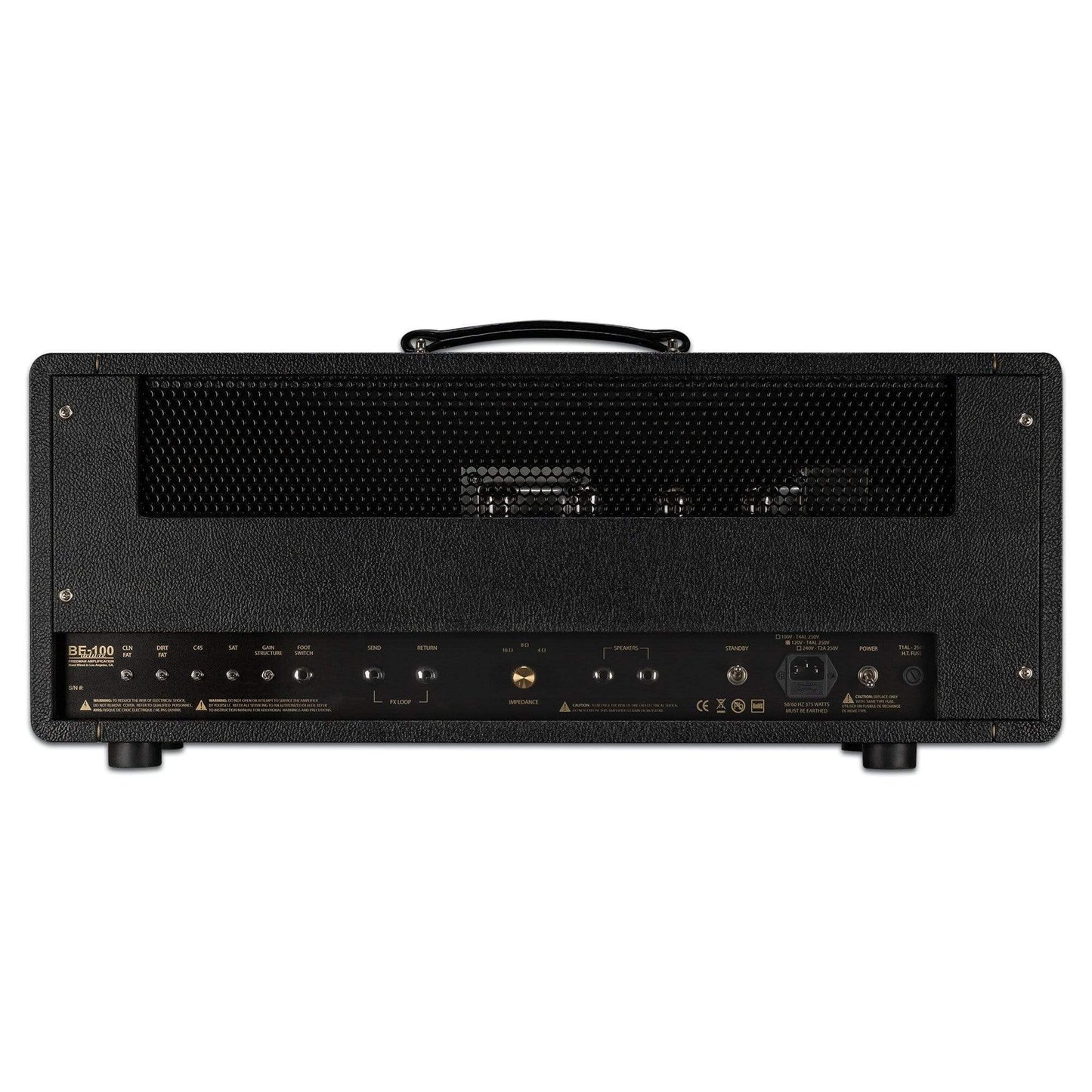 Friedman BE-100 Deluxe 3-Channel EL34 100W Head Amps / Guitar Heads