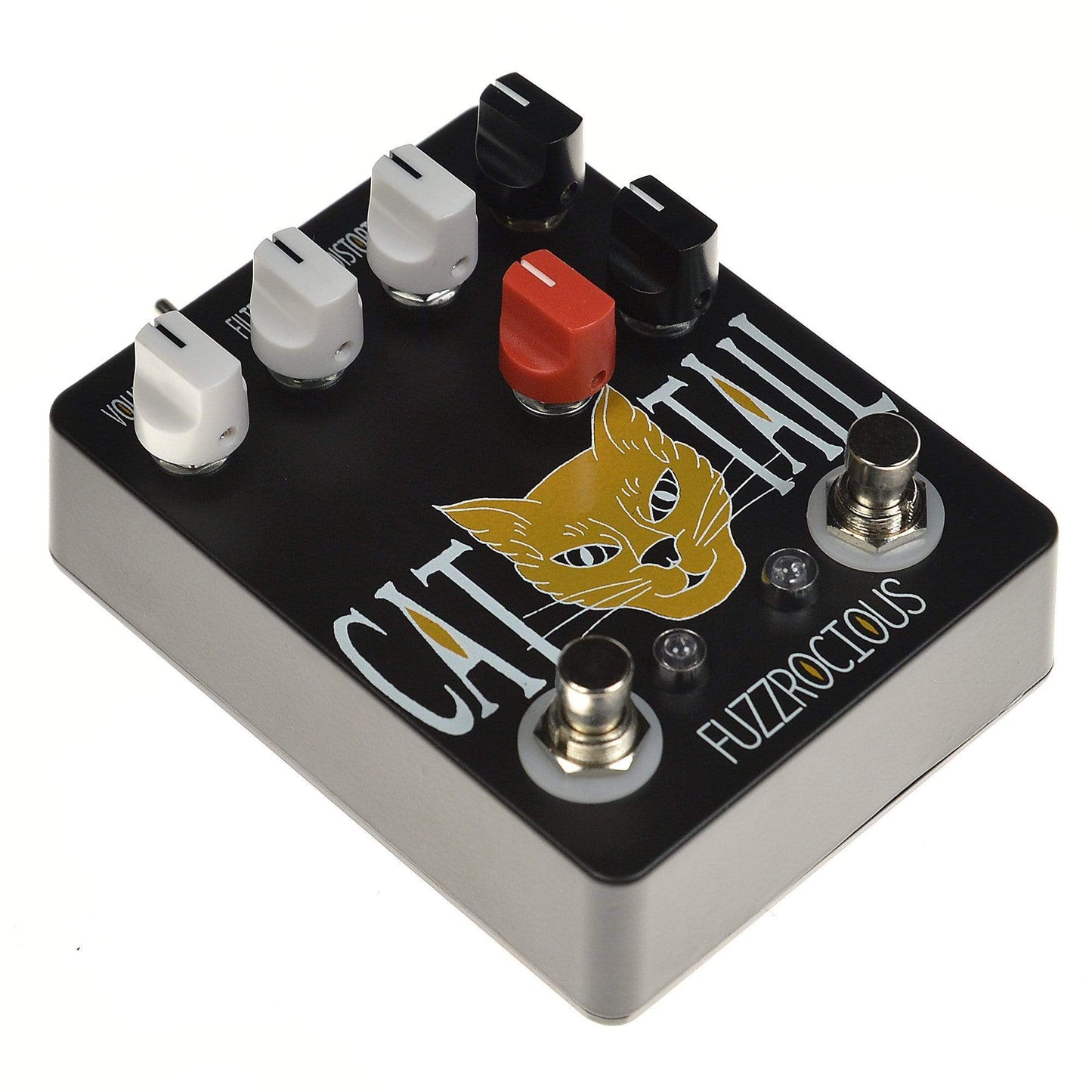 Fuzzrocious Cat Tail Distortion w/ Latching Feedback Mod Black/Orange Effects and Pedals / Distortion