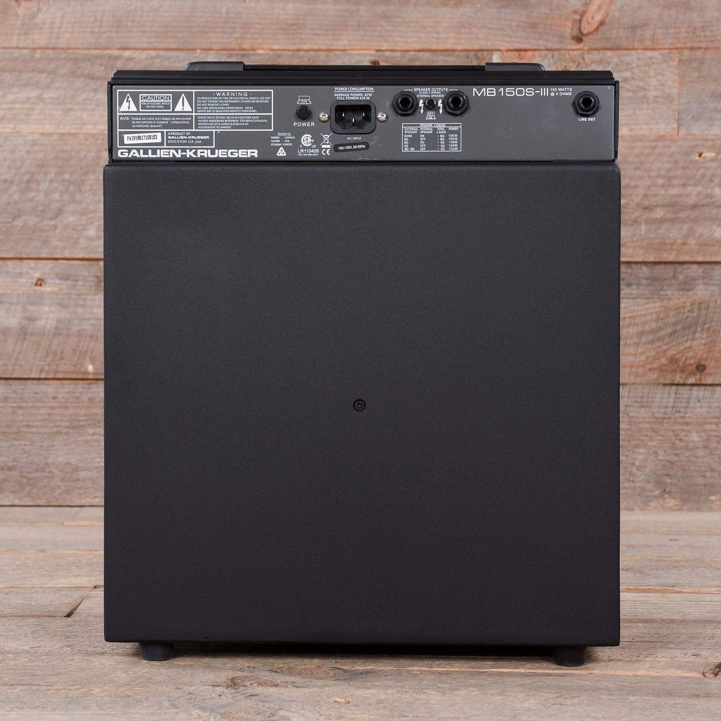 Gallien-Krueger MB150S-112 Bass Combo 1x12 150w Amps / Bass Combos