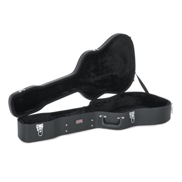 Gator Deluxe Wood Dreadnought Acoustic Case w/Black Exterior Accessories / Cases and Gig Bags / Guitar Cases