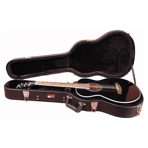 Gator Wood 3/4 Sized Acoustic Guitar Case - Black Tolex Accessories / Cases and Gig Bags / Guitar Cases
