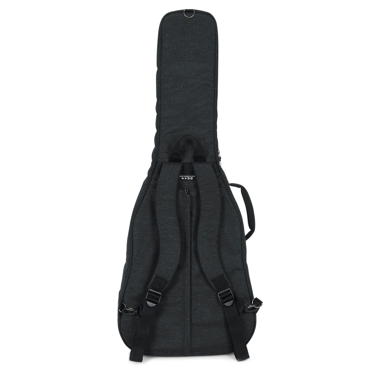 Gator Transit Series Resonator 00/Classical Acoustic Guitar Gig Bag Charcoal Exterior Accessories / Cases and Gig Bags / Guitar Gig Bags