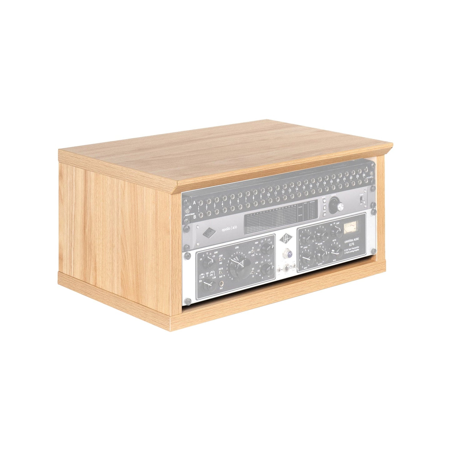 Gator Elite Series Furniture Desktop 4U Studio Rack Maple Accessories / Stands