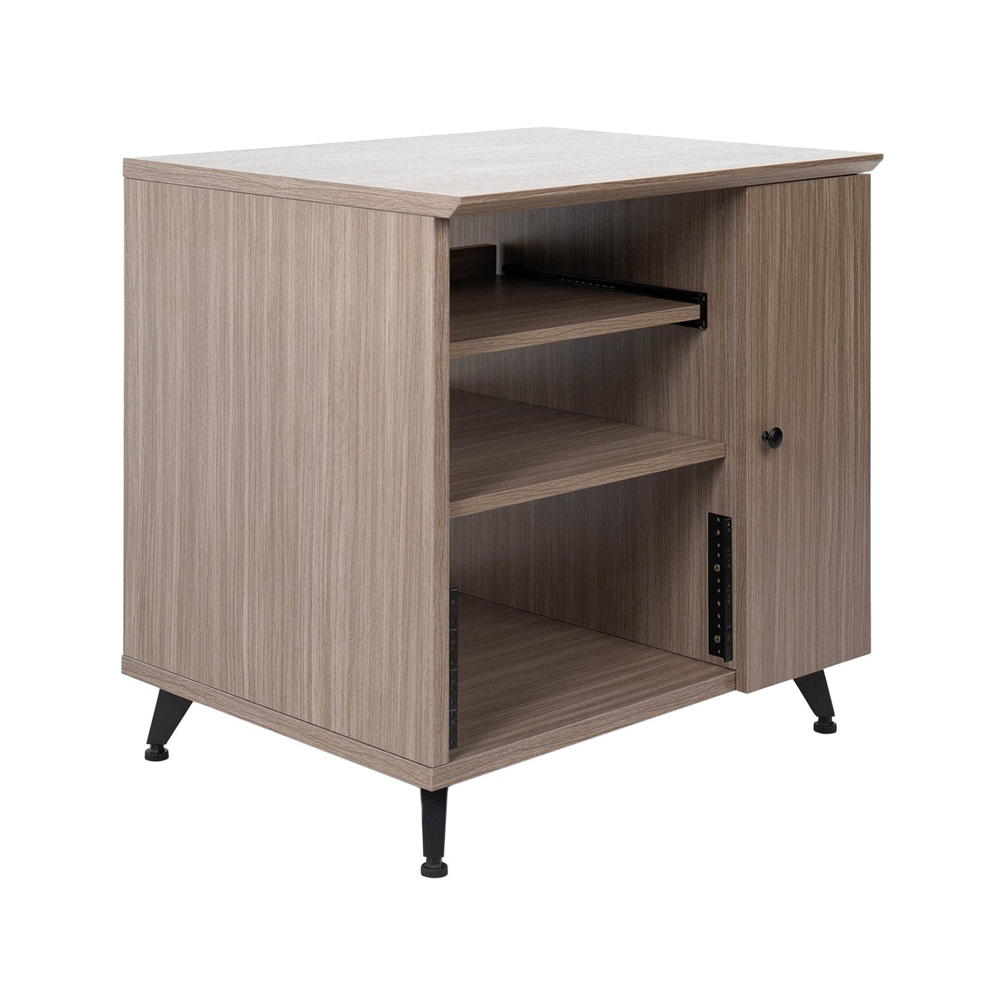 Gator Elite Series Sidecar Rack Cabinet w/ Shelf Gray Accessories / Stands