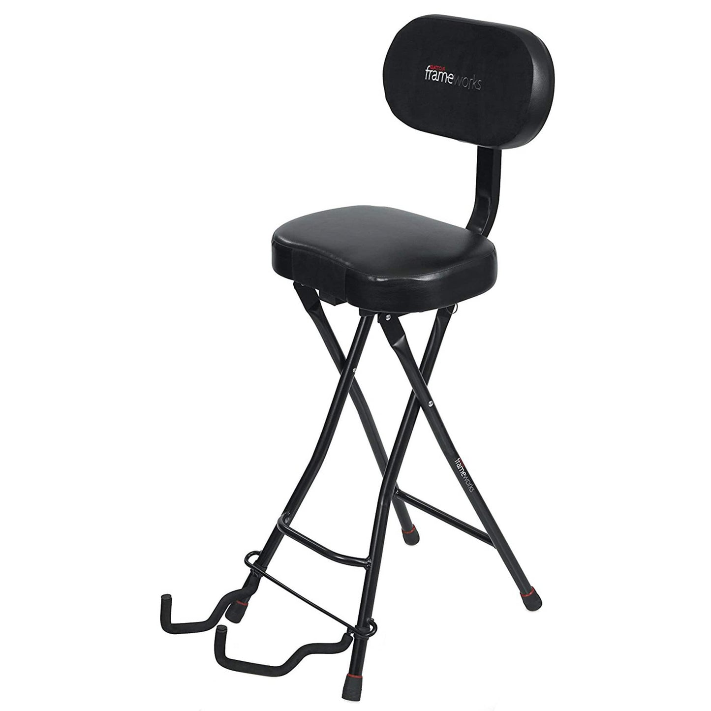 Gator Frameworks Combination Guitar Performance Seat and Single Guitar Stand Accessories / Stands
