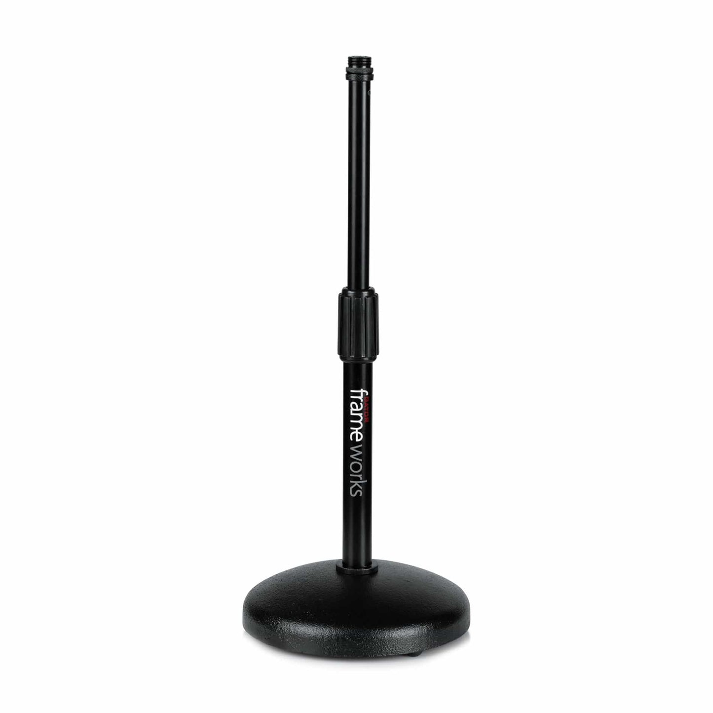 Gator Frameworks Desktop Microphone Stand w/Round Weighted Base & Adjustable Height Accessories / Stands