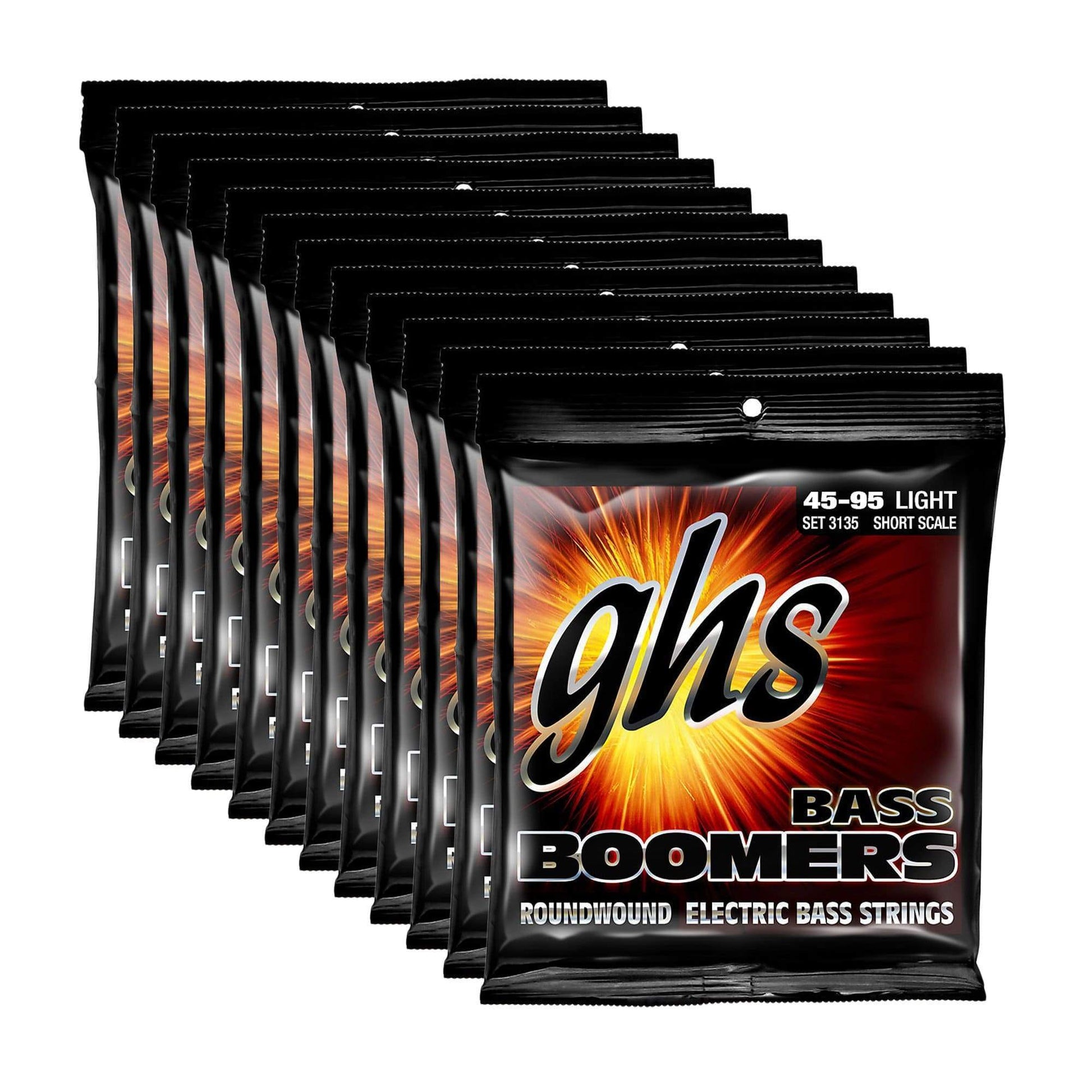 GHS 3135 Bass Boomers 45-95 Short Scale 12 Pack Bundle Accessories / Strings / Bass Strings