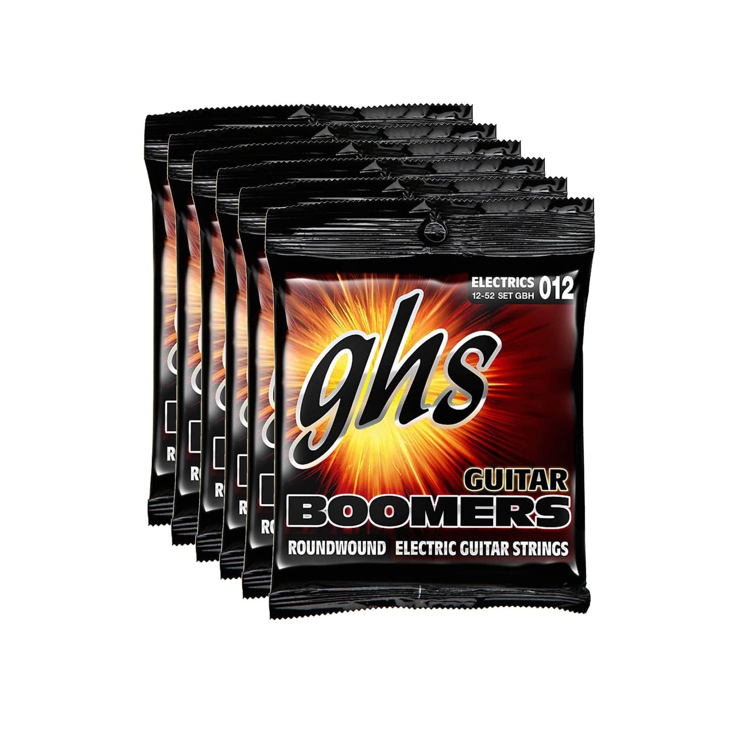 GHS GBH Boomers 12-52 6 Pack Bundle Accessories / Strings / Guitar Strings