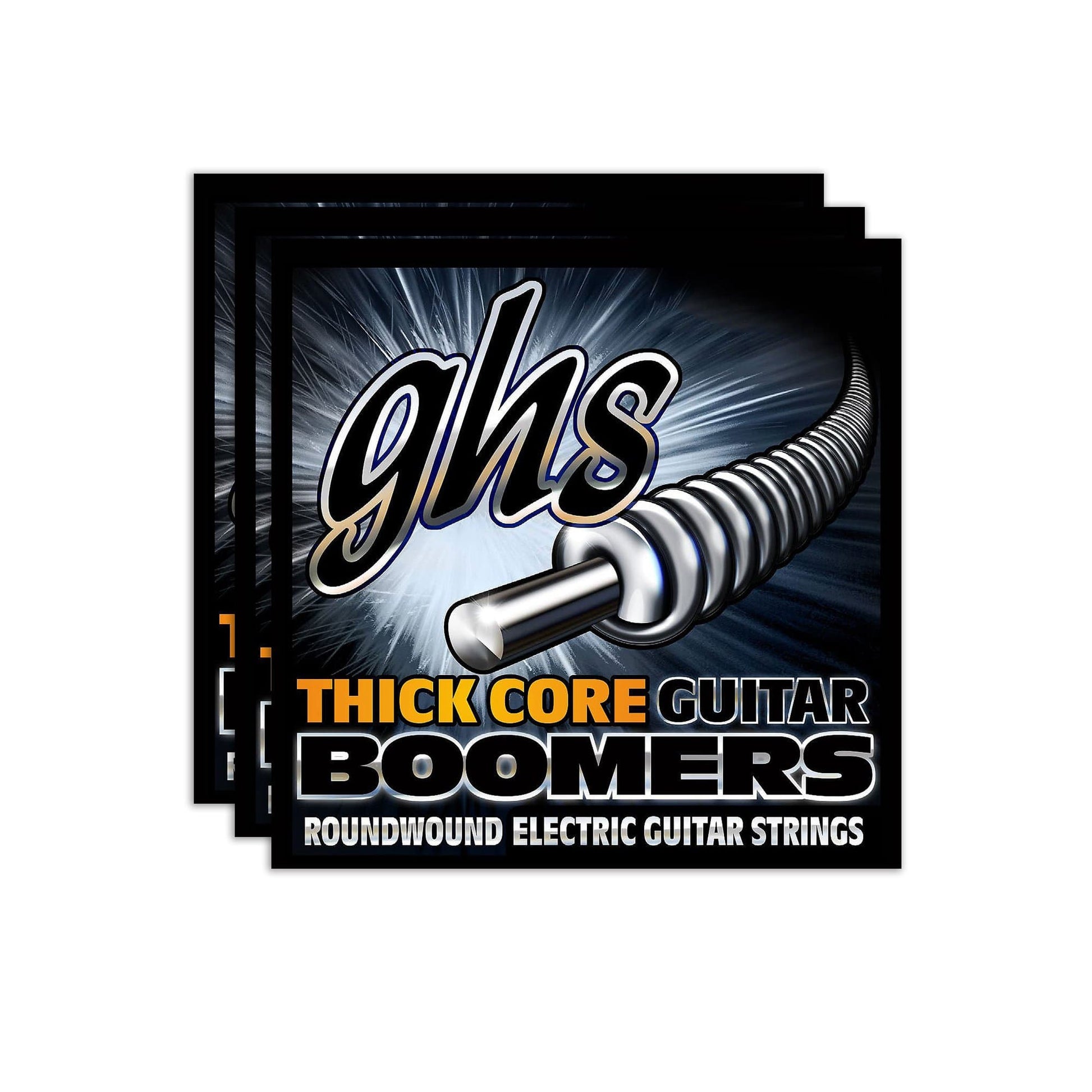 GHS HC-GBL Thick Core Boomers 10-48 Light 3 Pack Bundle Accessories / Strings / Guitar Strings