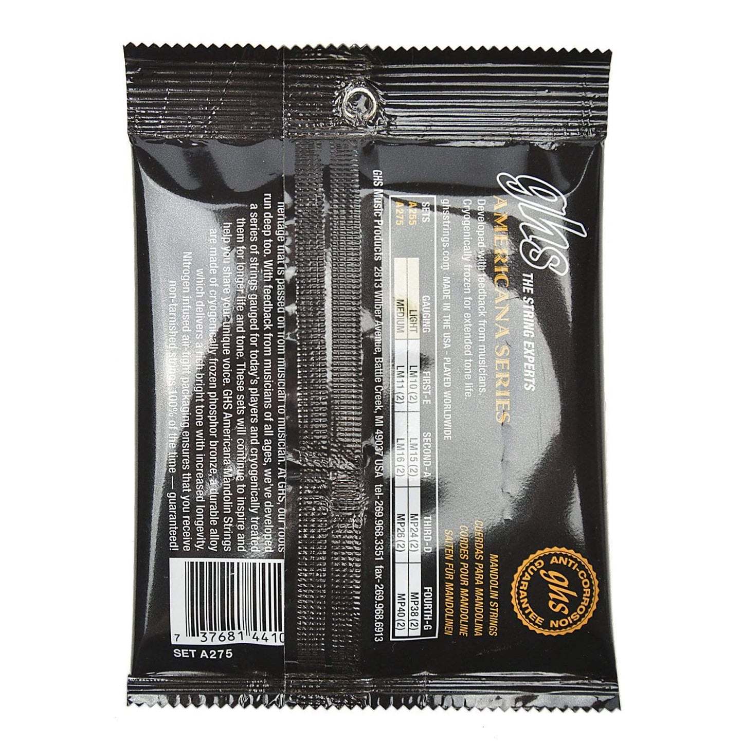 GHS Americana Series Mandolin Strings Medium 11-40 Accessories / Strings / Mandolin Strings