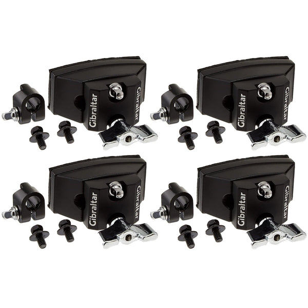 Gibraltar Super Tom Mount Bracket w/Wing Screw For 9.5mm12.7mm (4 Pac