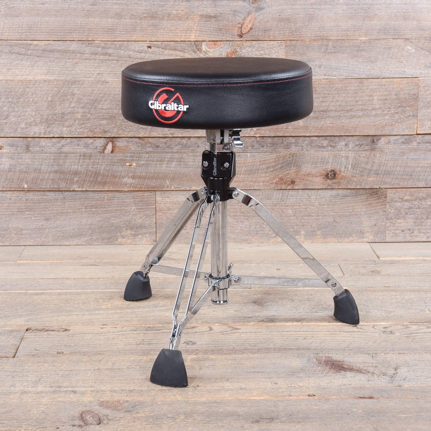 Gibraltar 9608 Round Seat Vinyl Drum Throne Drums and Percussion / Parts and Accessories / Thrones
