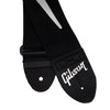Gibson Lightning Bolt Style 2" Safety Strap - Jet Black Accessories / Cables