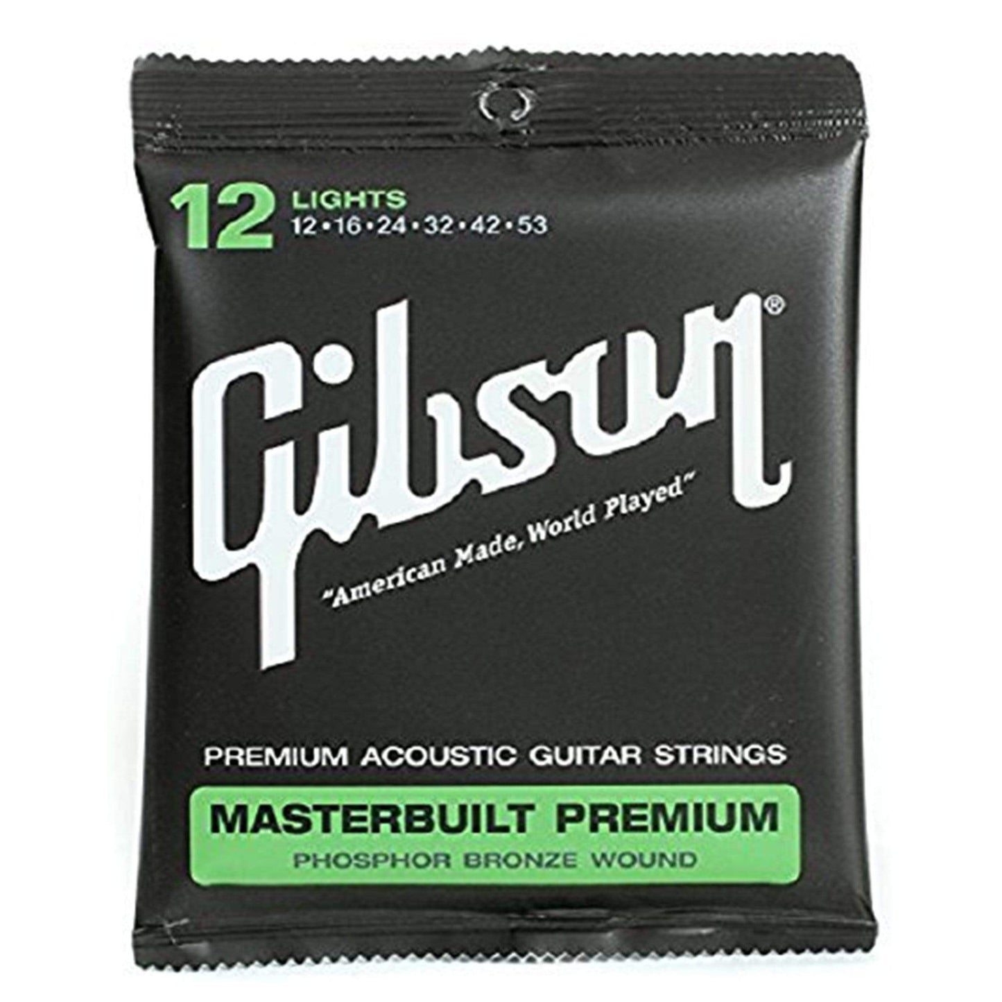 Gibson Gear J-200 Phosphor Bronze Acoustic Guitar Strings 12-53 (6 Pack Bundle) Accessories / Strings / Guitar Strings