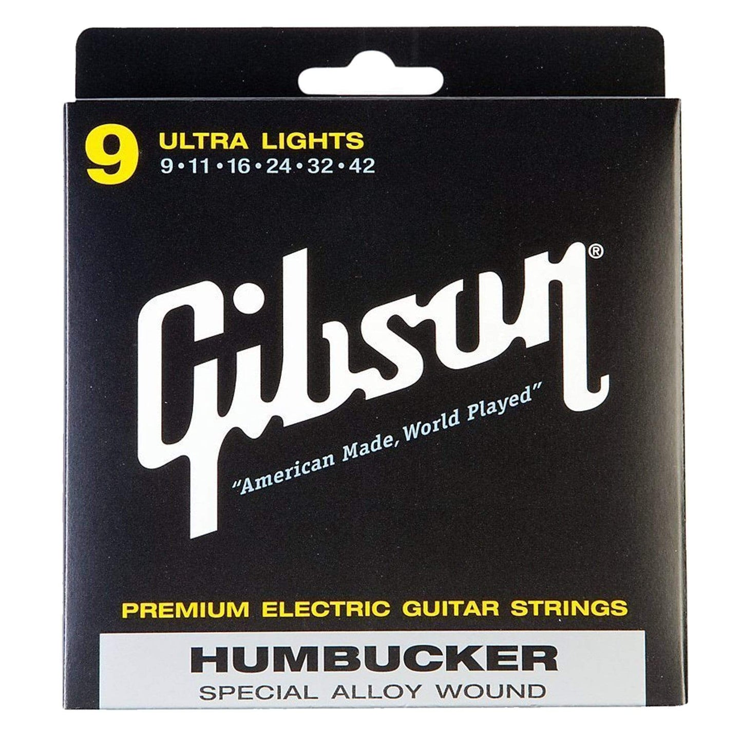 Gibson Gear Special Alloy Humbucker Electric Guitar Strings Ultra Light 9-42 (3 Pack Bundle) Accessories / Strings / Guitar Strings