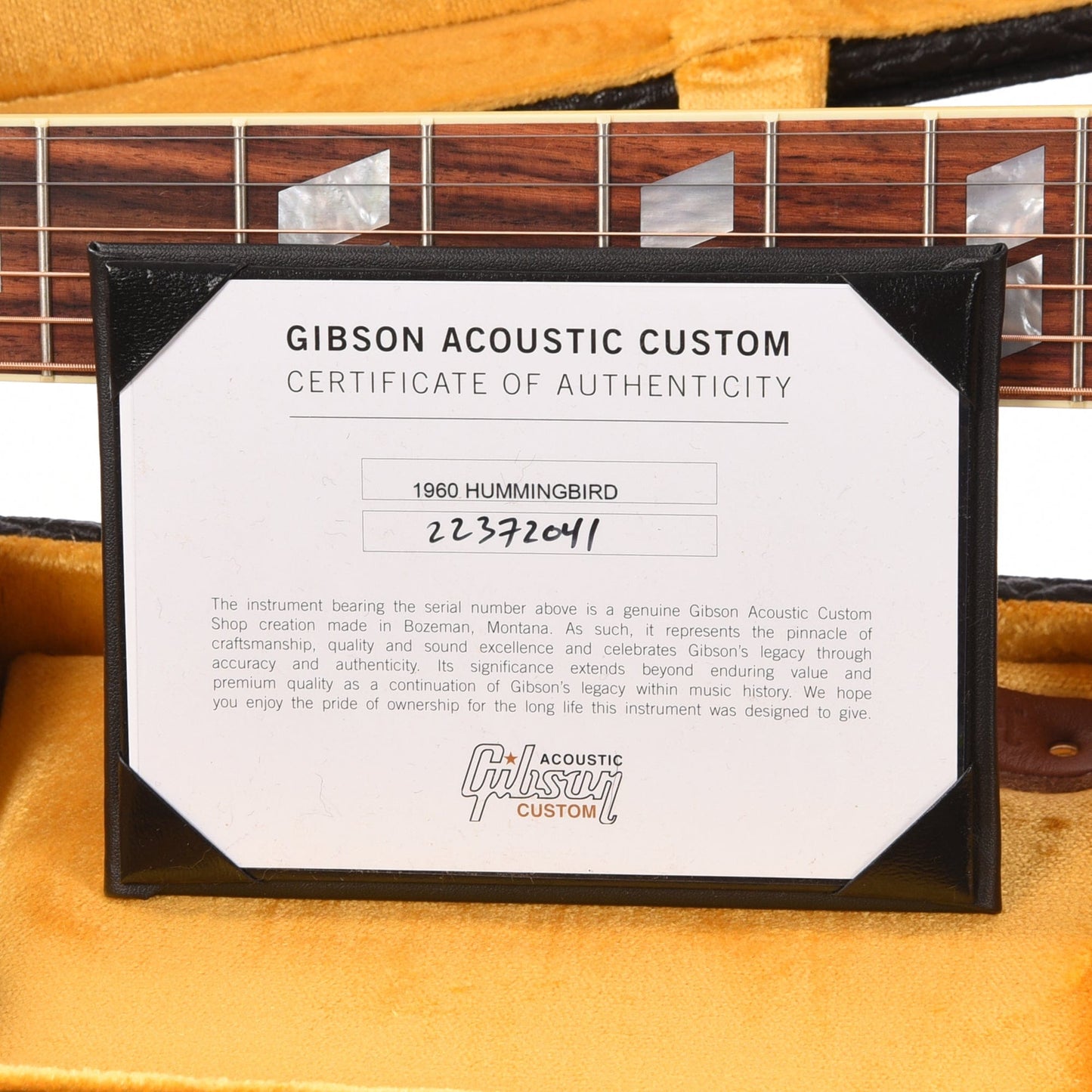 Gibson Montana Custom Shop Historic Reissue 1960 Hummingbird Fixed Bridge Heritage Cherry Sunburst Acoustic Guitars / Dreadnought