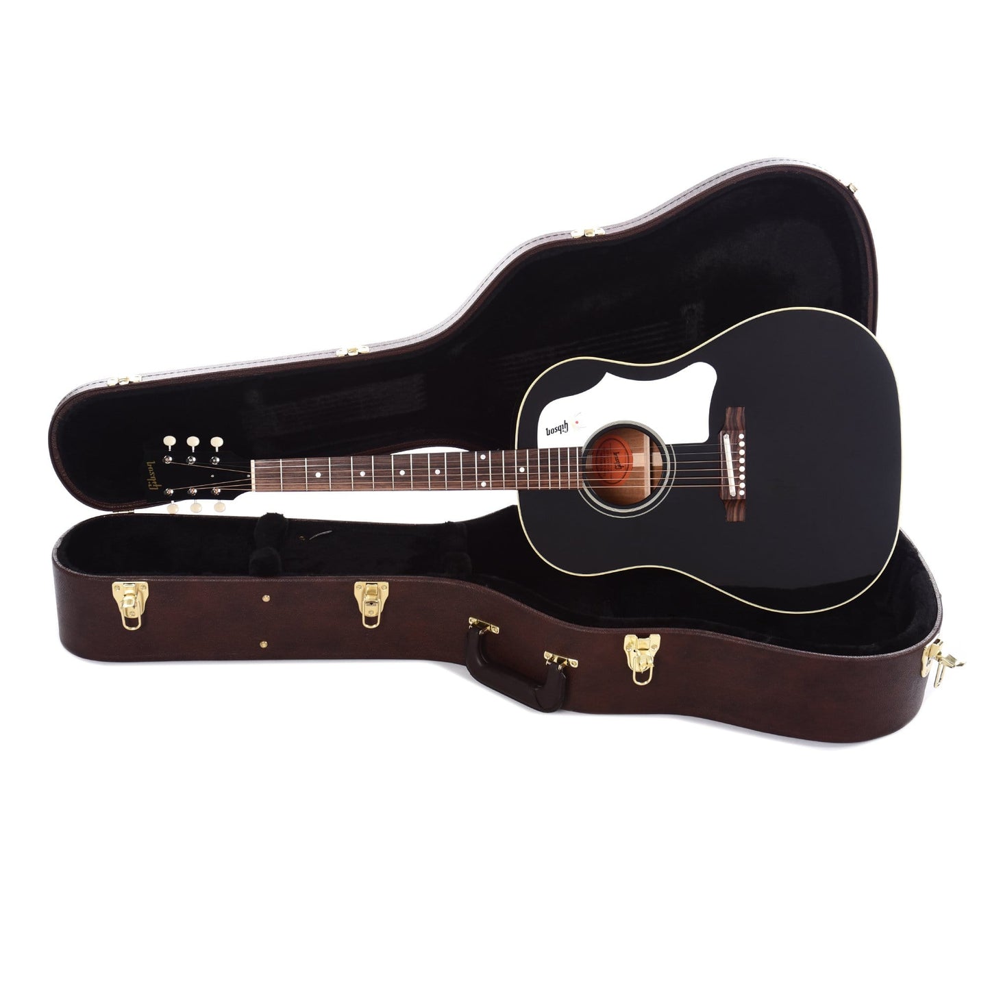 Gibson Montana '60s J-45 Original Ebony w/Adjustable Saddle Acoustic Guitars / Jumbo