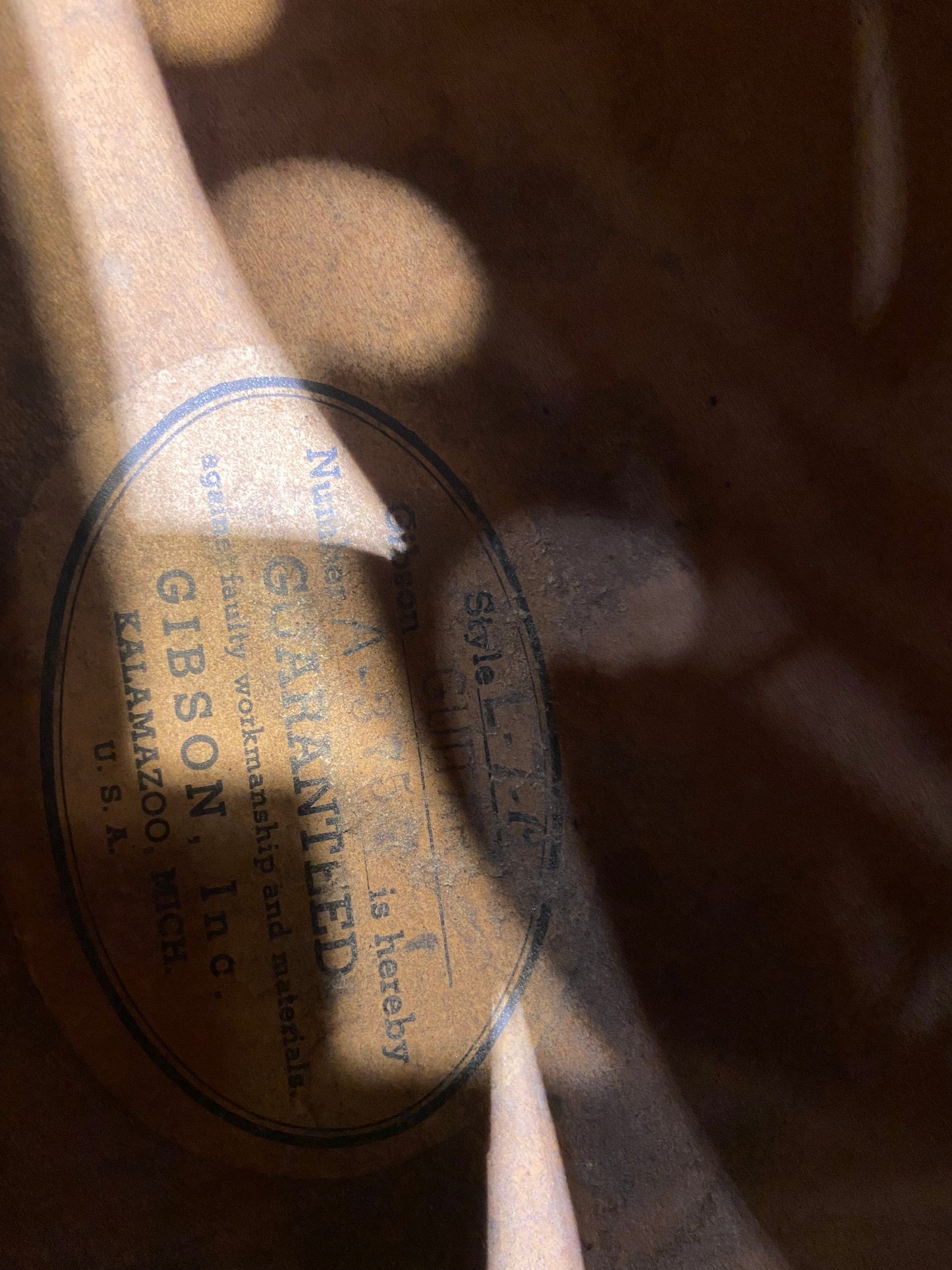 Gibson L7C Double McCarty Pickup Black Aged Refin Ebony 1949 Electric Guitars / Hollow Body