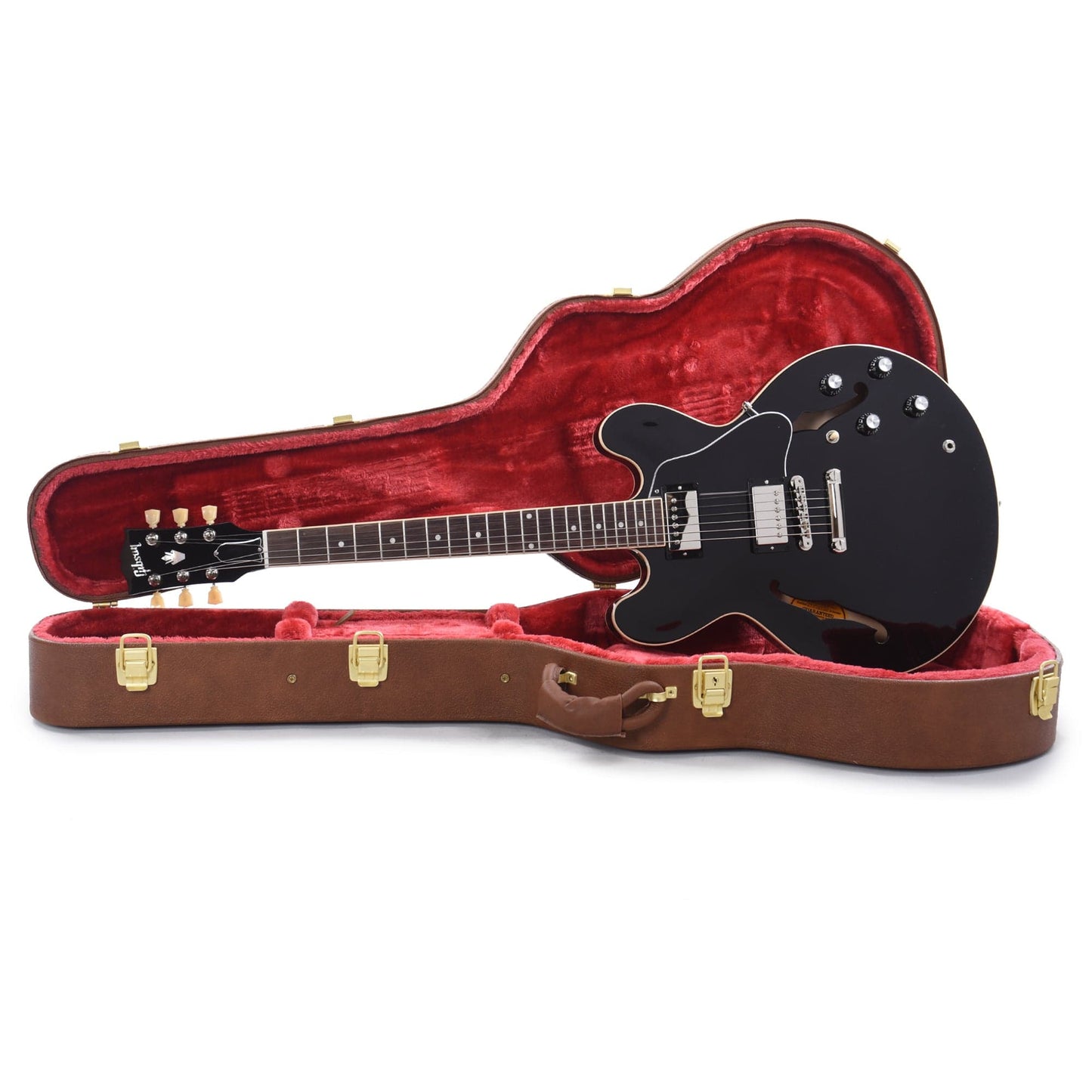 Gibson USA ES-335 Vintage Ebony Electric Guitars / Semi-Hollow,Electric Guitars / Solid Body
