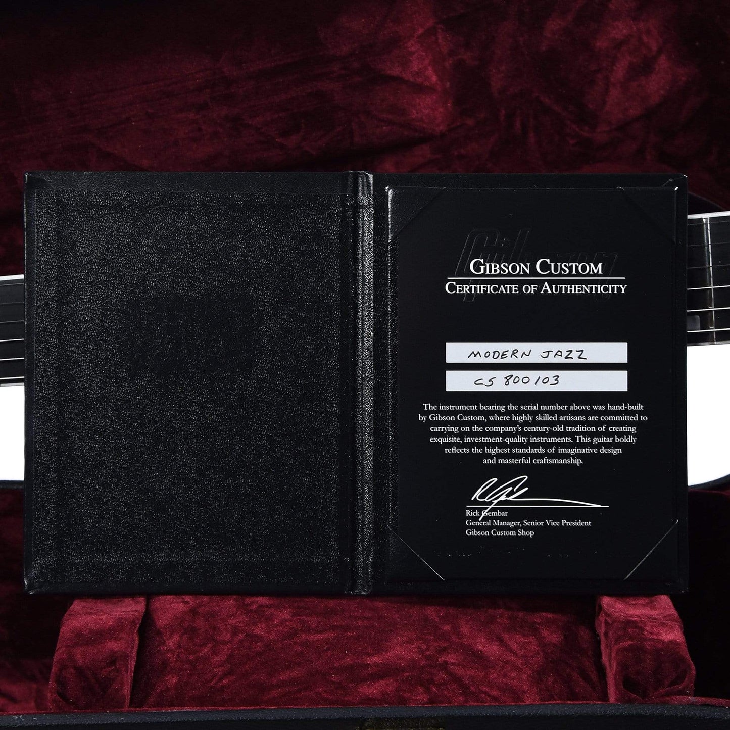 Gibson Custom Modern Archtop Sparkling Burgundy Electric Guitars / Semi-Hollow