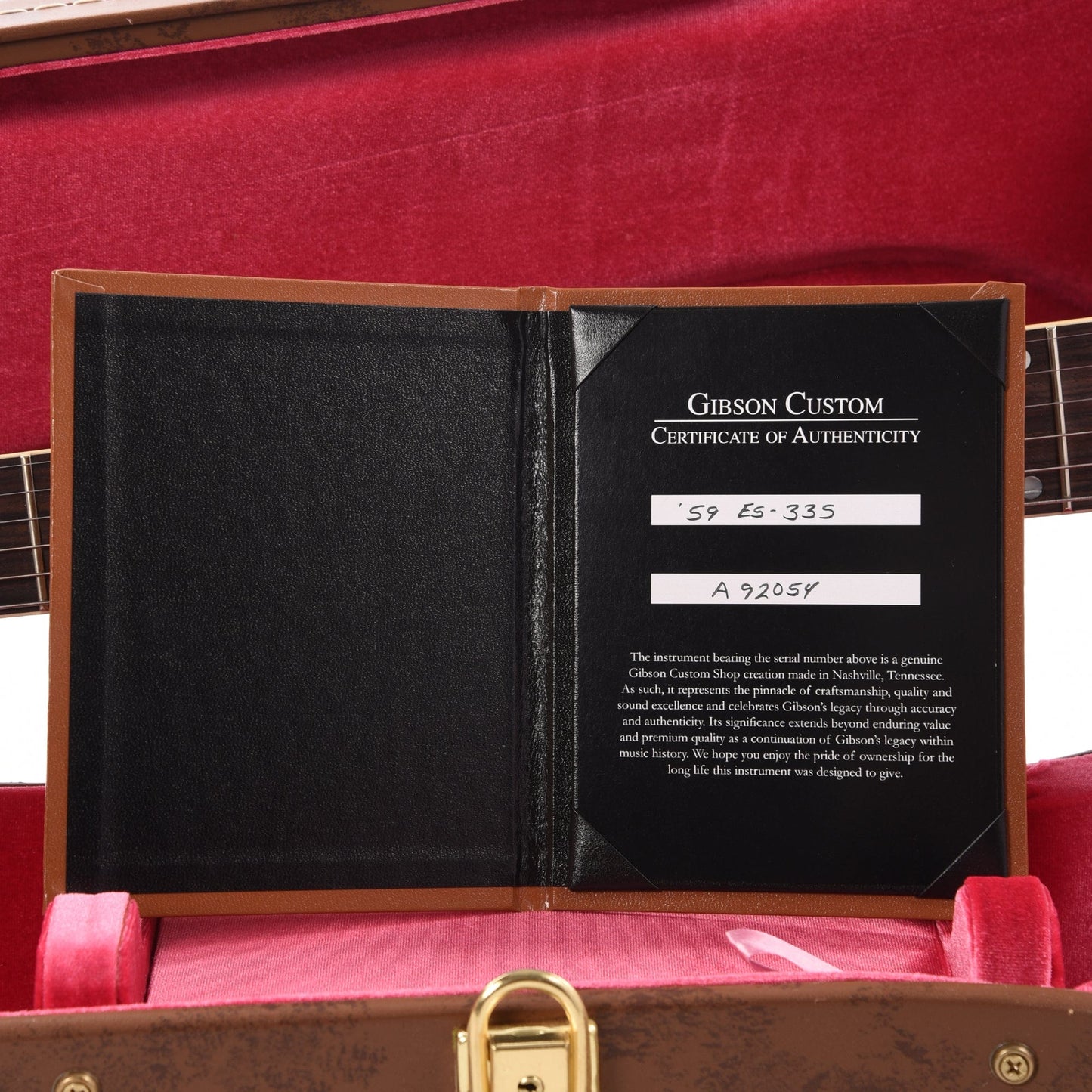 Gibson Custom Shop 1959 ES-335 Reissue "CME Spec" Antique Ebony VOS Electric Guitars / Semi-Hollow