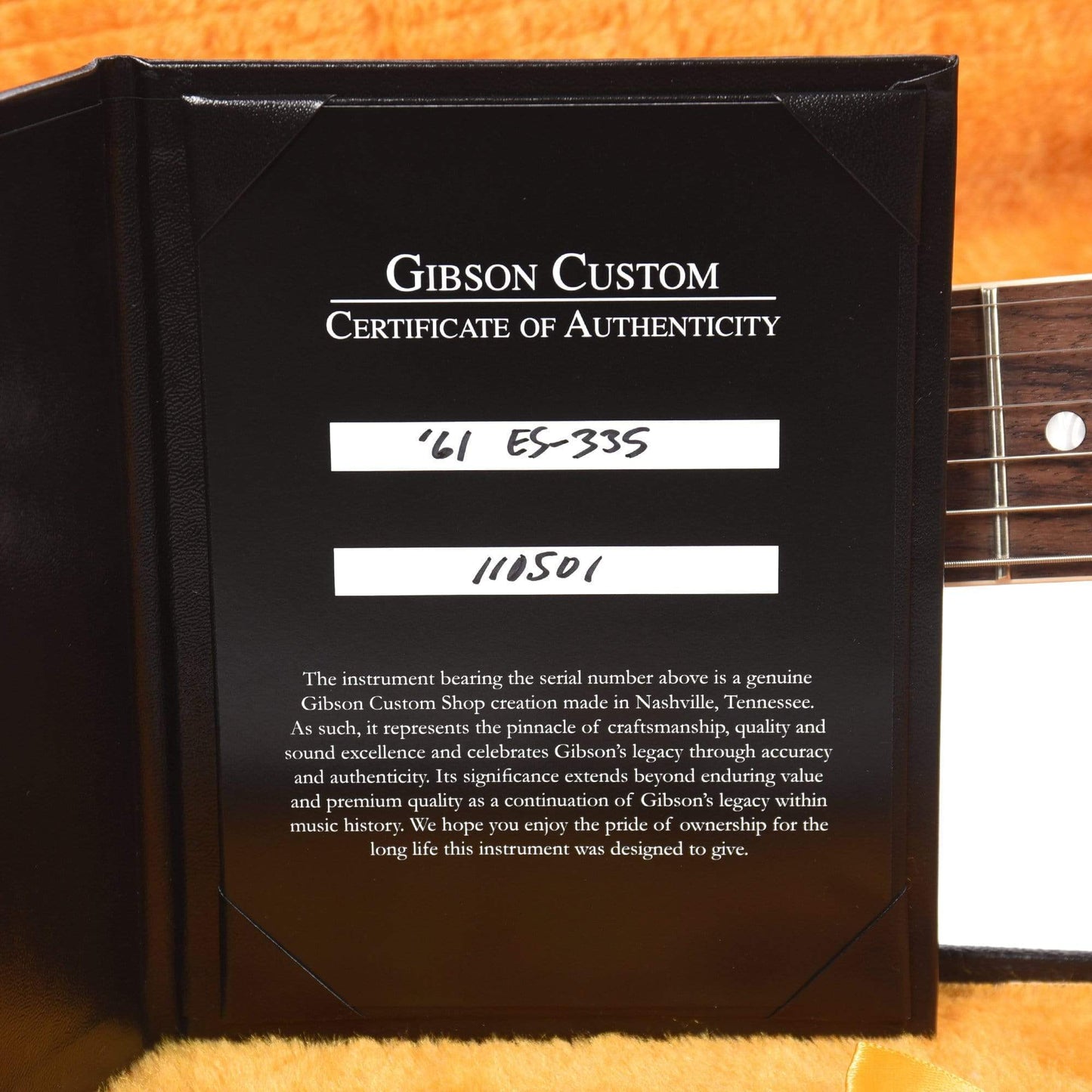 Gibson Custom Shop 1961 ES-335 Reissue '60s Cherry VOS Electric Guitars / Semi-Hollow