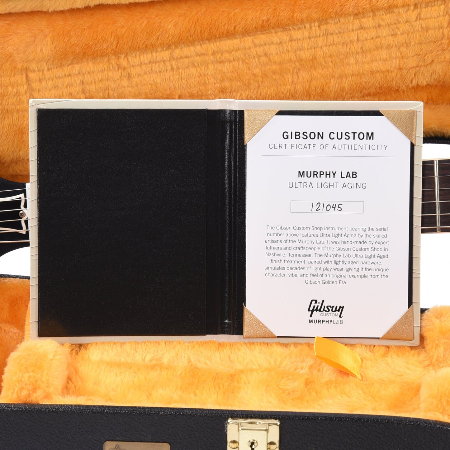 Gibson Custom Shop Murphy Lab 1964 Trini Lopez Standard Reissue Ebony Ultra Light Aged Electric Guitars / Semi-Hollow