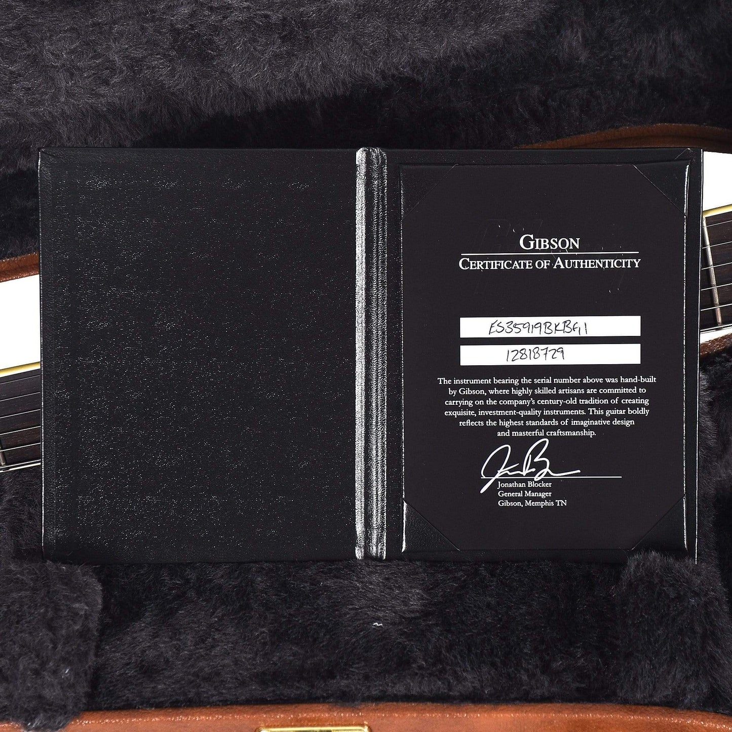 Gibson Memphis 2019 Limited ES-359 Black Beauty Bigsby Electric Guitars / Semi-Hollow