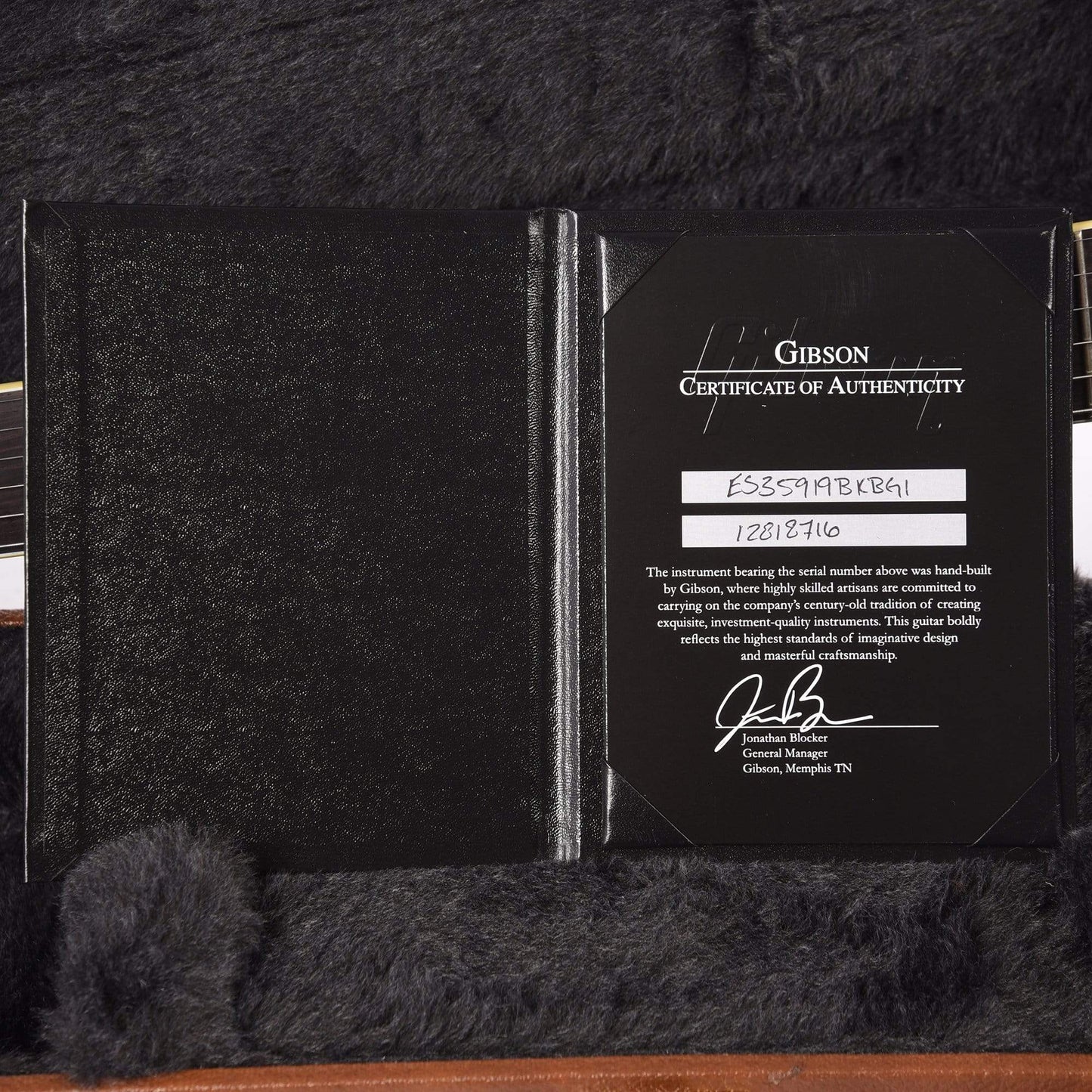 Gibson Memphis 2019 Limited ES-359 Black Beauty w/Bigsby Electric Guitars / Semi-Hollow