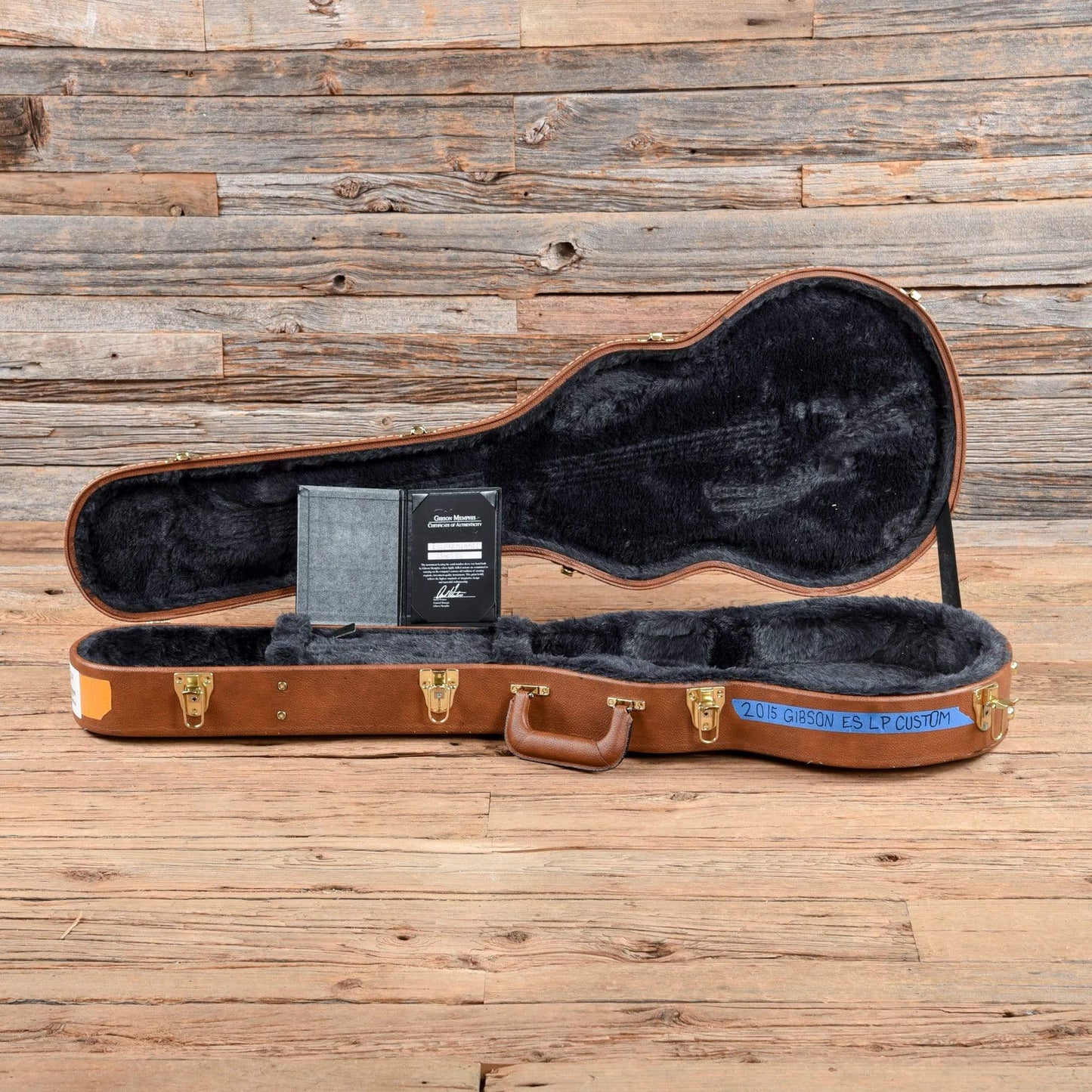 Gibson Memphis ES-Les Paul Custom Black 2015 Electric Guitars / Semi-Hollow