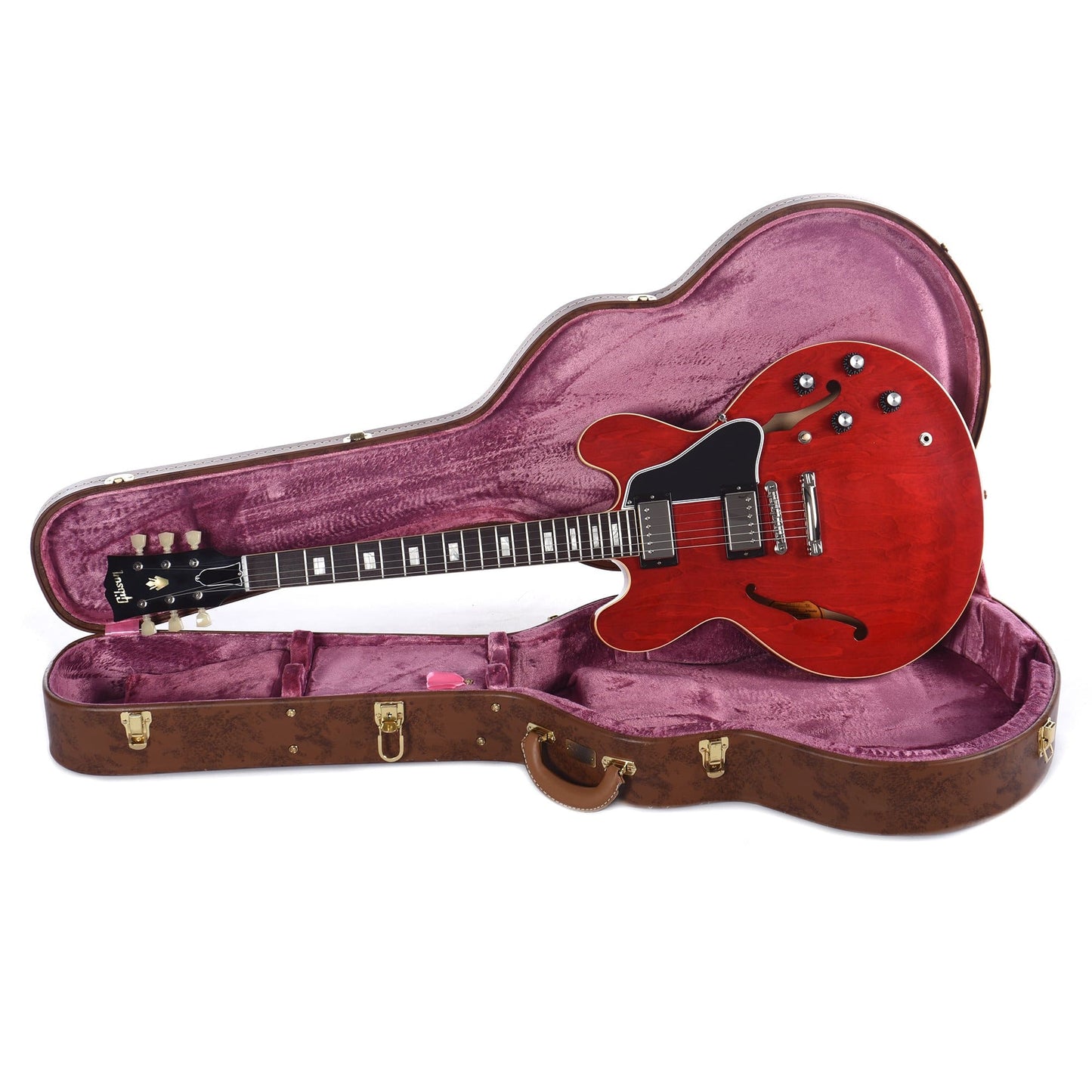 Gibson Memphis Historic Series '62 ES-335 Kalamazoo Sixties Cherry Gloss Electric Guitars / Semi-Hollow