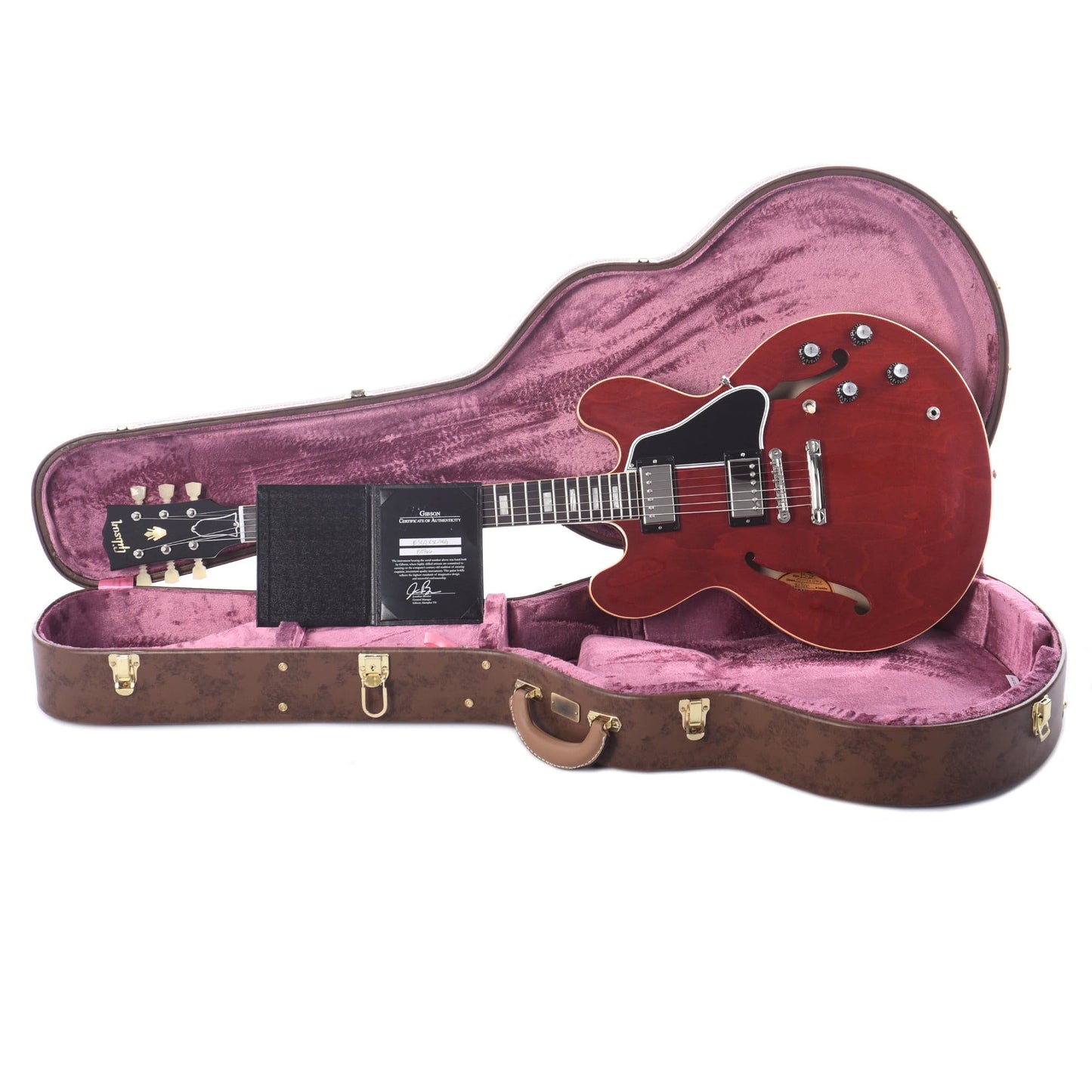 Gibson Memphis Historic Series '62 ES-335 Kalamazoo Sixties Cherry Gloss Electric Guitars / Semi-Hollow