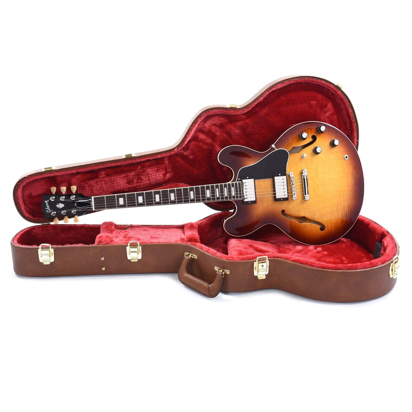 Gibson USA ES-335 Figured Iced Tea Electric Guitars / Semi-Hollow