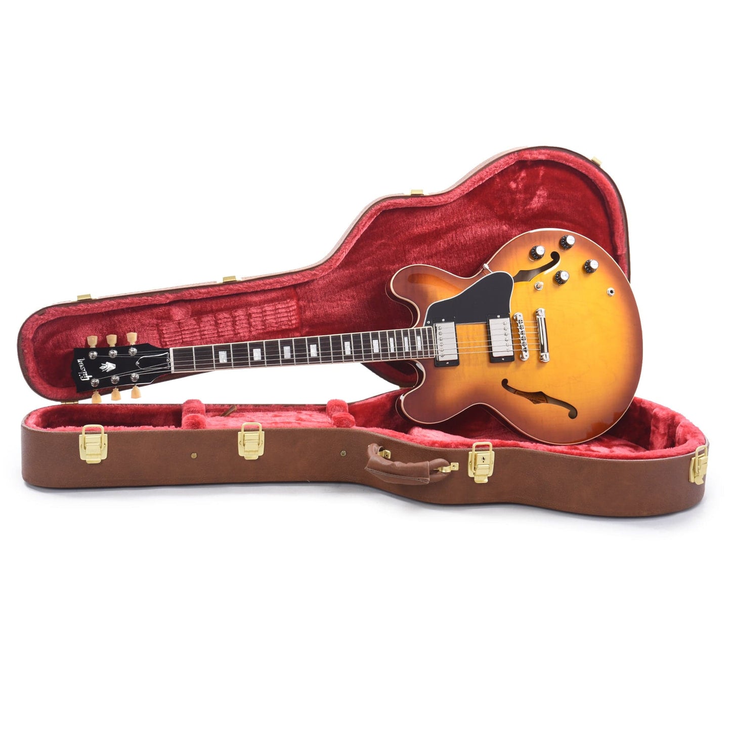 Gibson USA ES-335 Figured Iced Tea Electric Guitars / Semi-Hollow