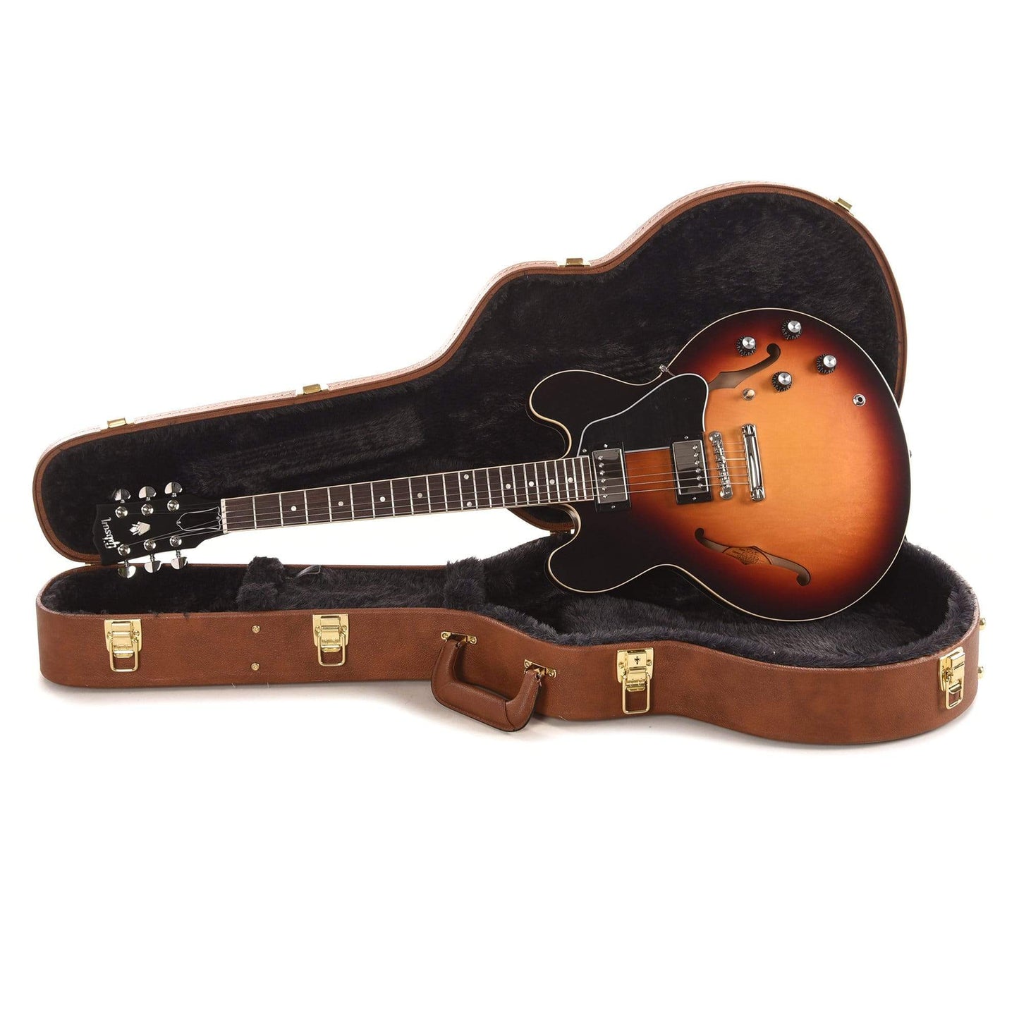 Gibson USA ES-335 Satin Sunset Burst Electric Guitars / Semi-Hollow