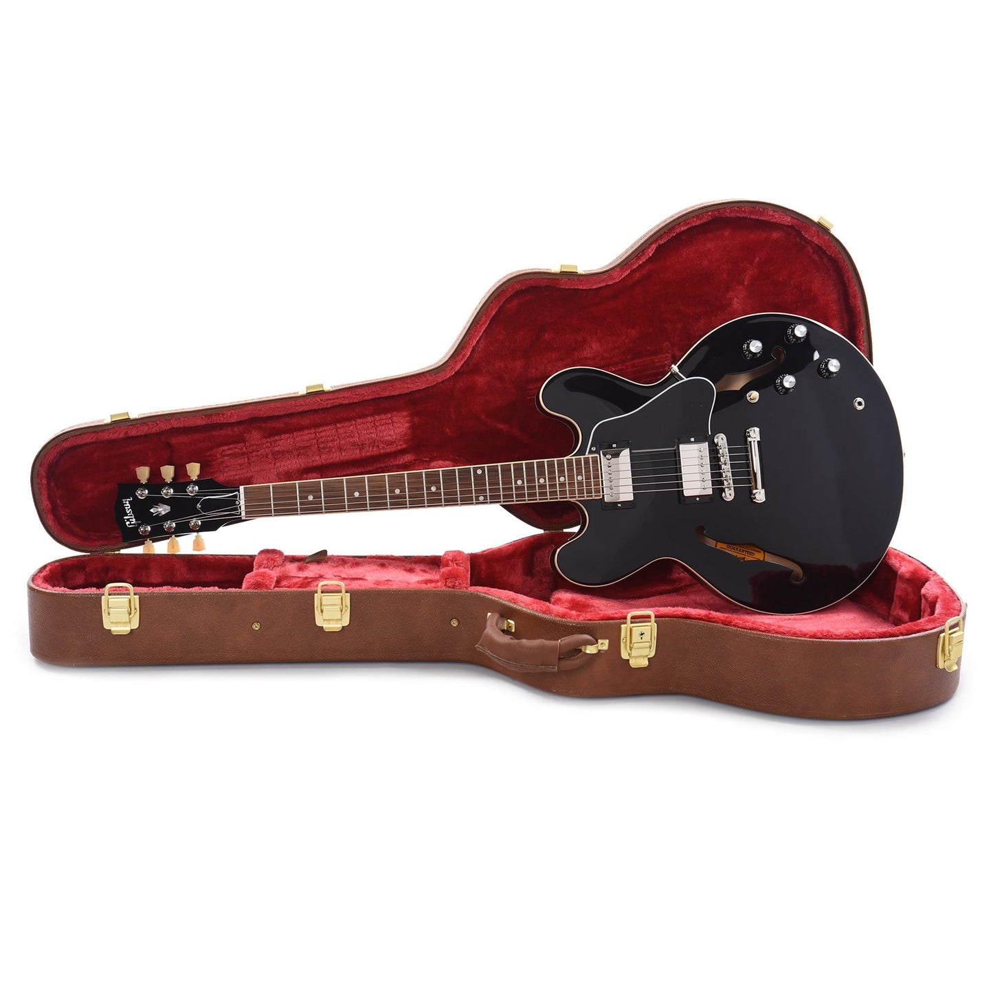 Gibson USA ES-335 Vintage Ebony Electric Guitars / Semi-Hollow