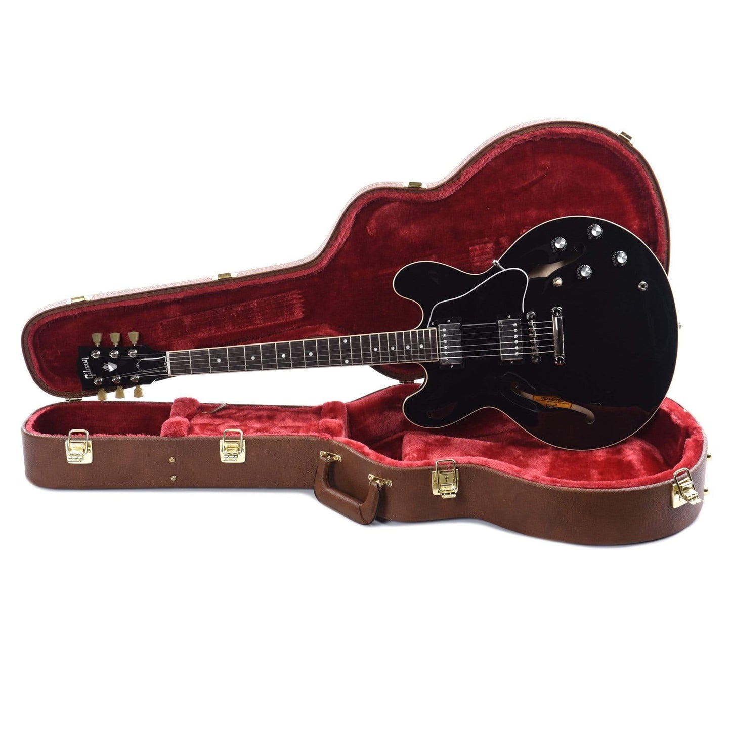 Gibson USA ES-335 Vintage Ebony Electric Guitars / Semi-Hollow