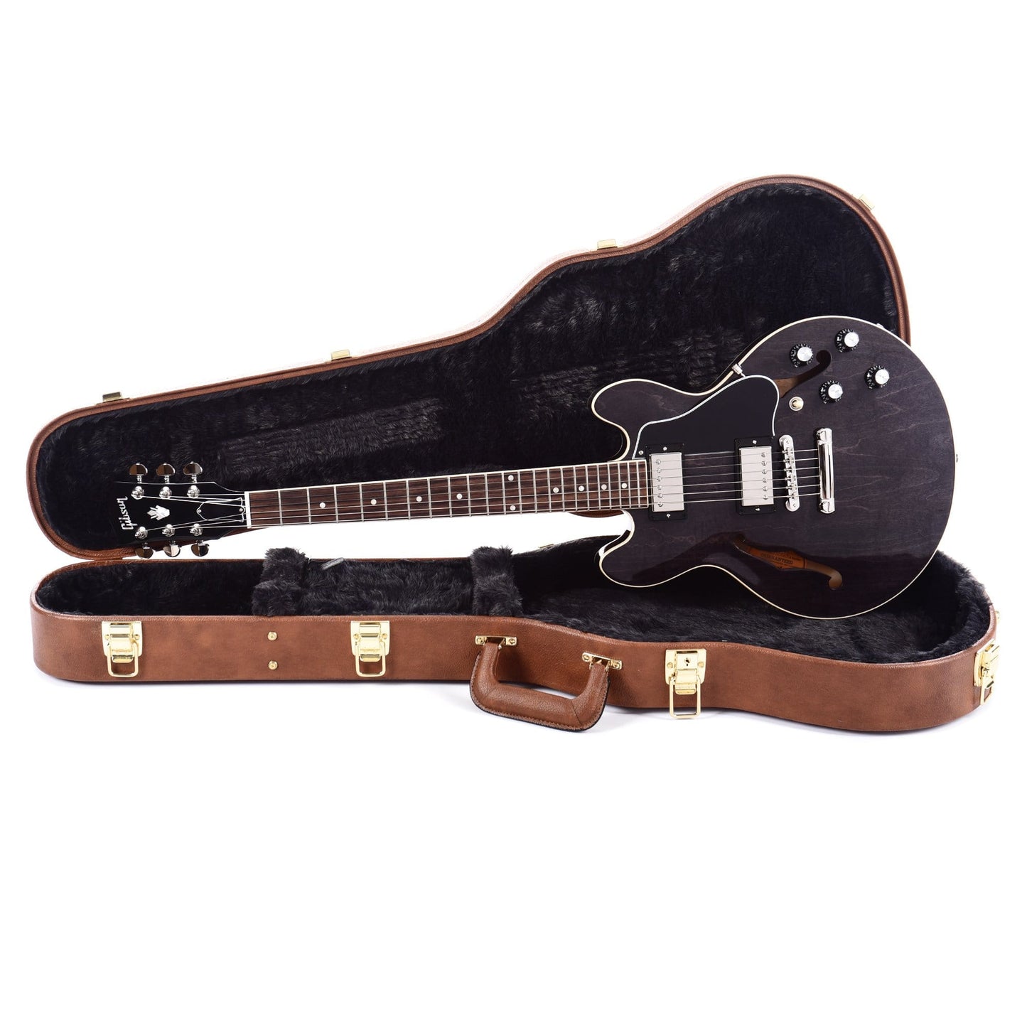 Gibson USA ES-339 Trans Ebony Electric Guitars / Semi-Hollow