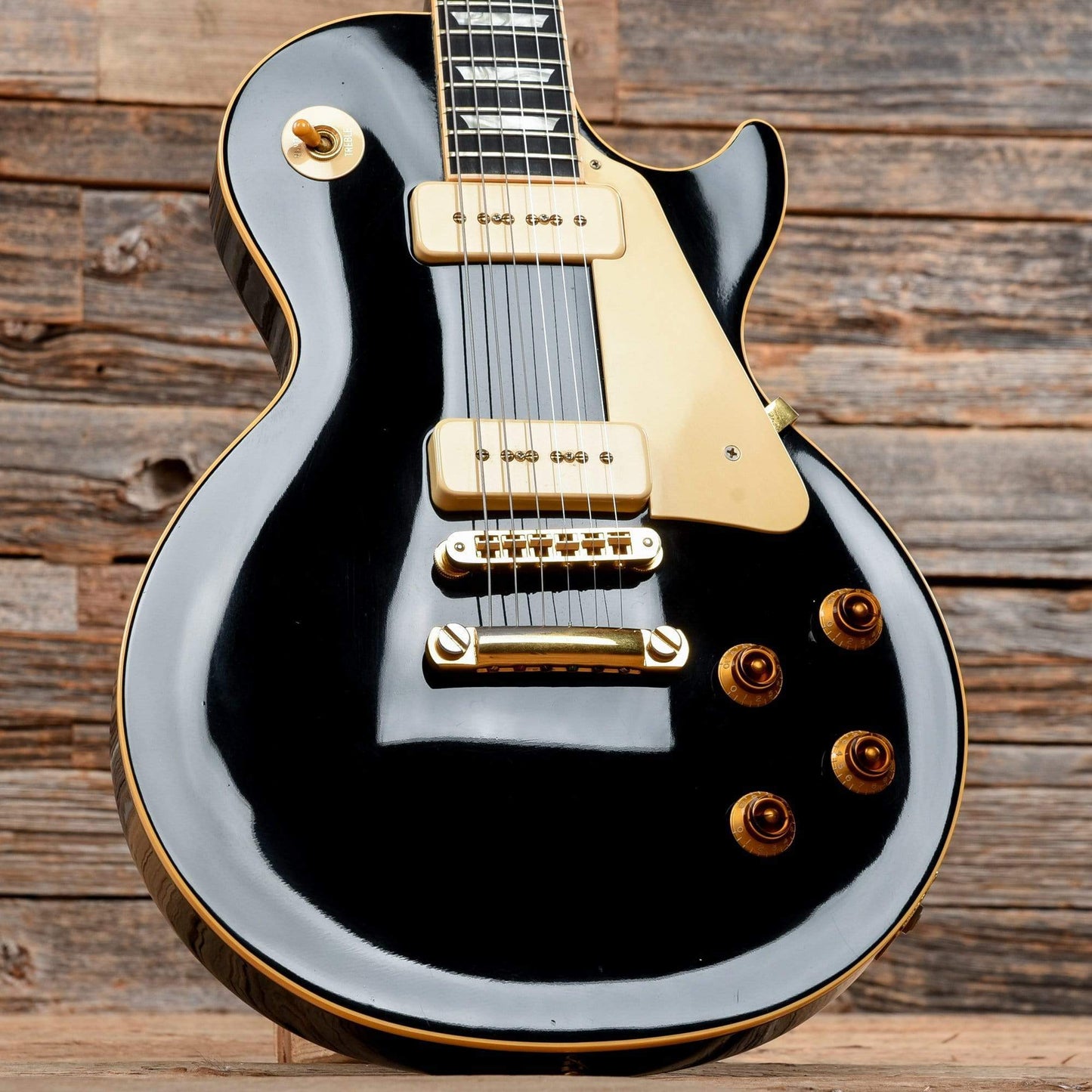 Gibson 40th Anniversary Les Paul Black 1991 Electric Guitars / Solid Body