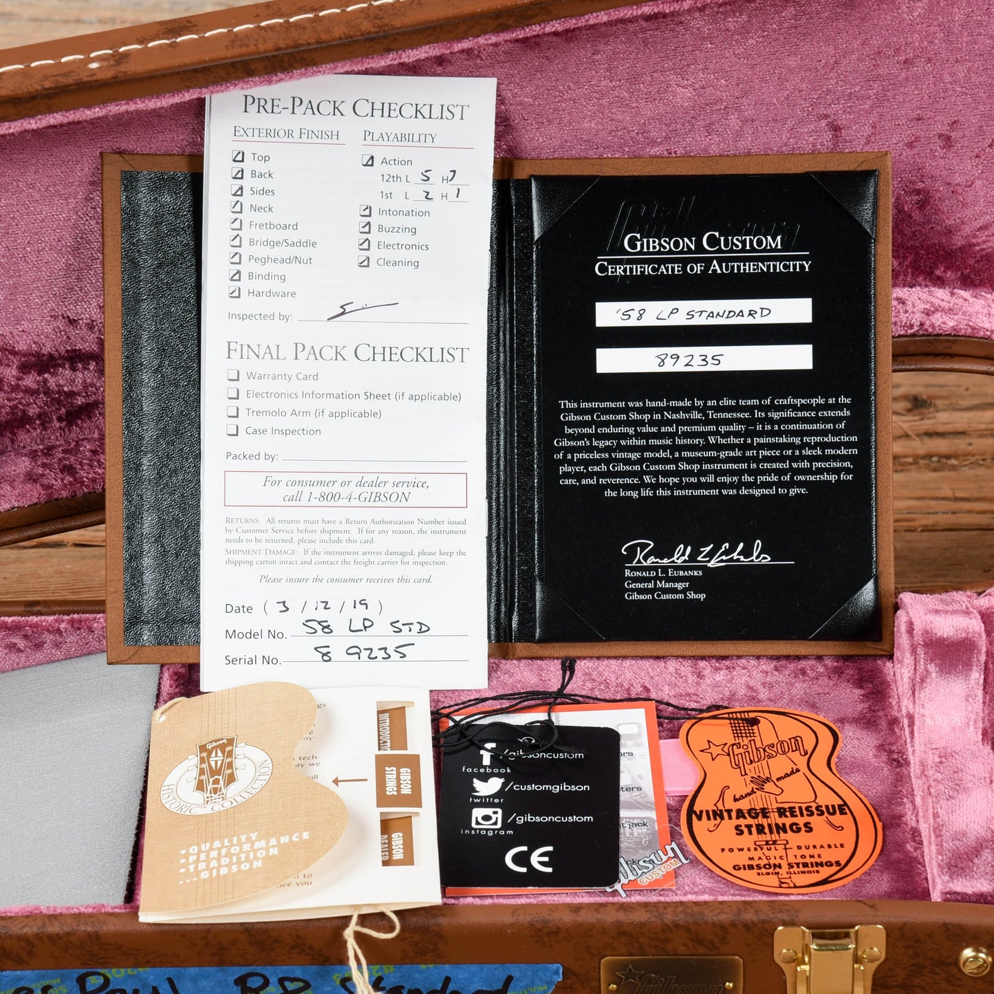 Gibson '58 Les Paul Standard Sunburst 2019 Electric Guitars / Solid Body