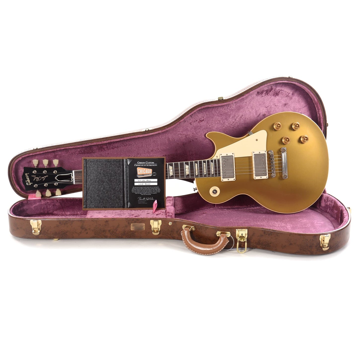 Gibson Custom 1957 Les Paul Goldtop "CME Spec" VOS w/60 V2 Neck Profile Electric Guitars / Solid Body