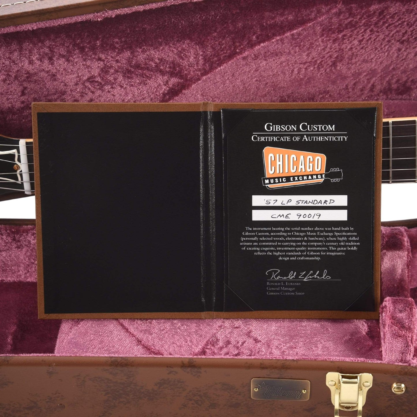 Gibson Custom 1957 Les Paul Standard "CME Spec" Antique Sparkling Burgundy VOS Electric Guitars / Solid Body